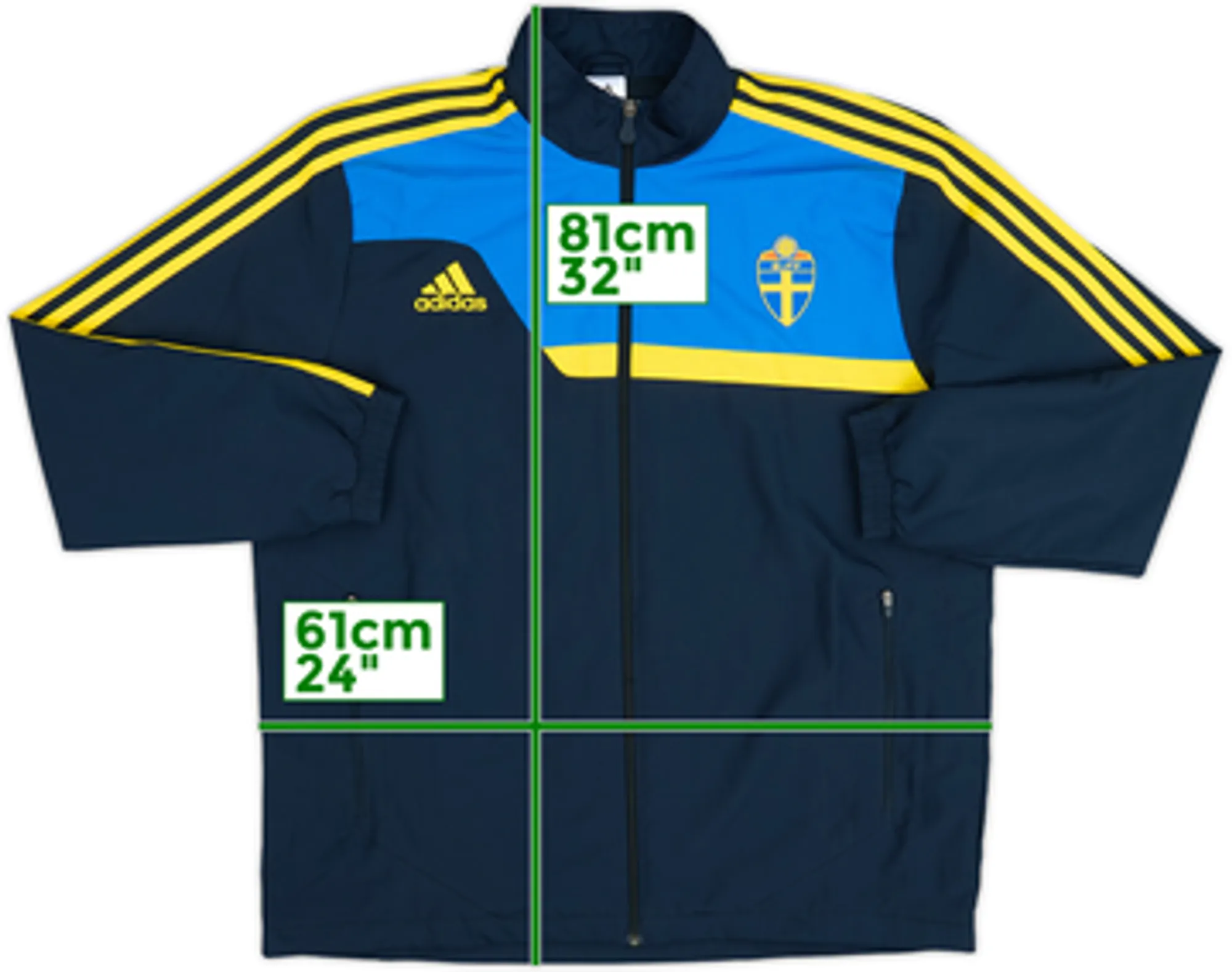 2013-14 Sweden adidas Track Jacket - 10/10 - (XL)