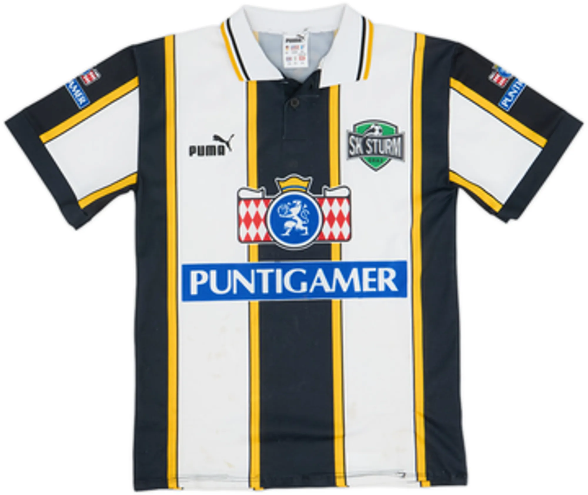 1996-98 Sturm Graz Home Shirt Vastic #9 - 5/10 - (XS)