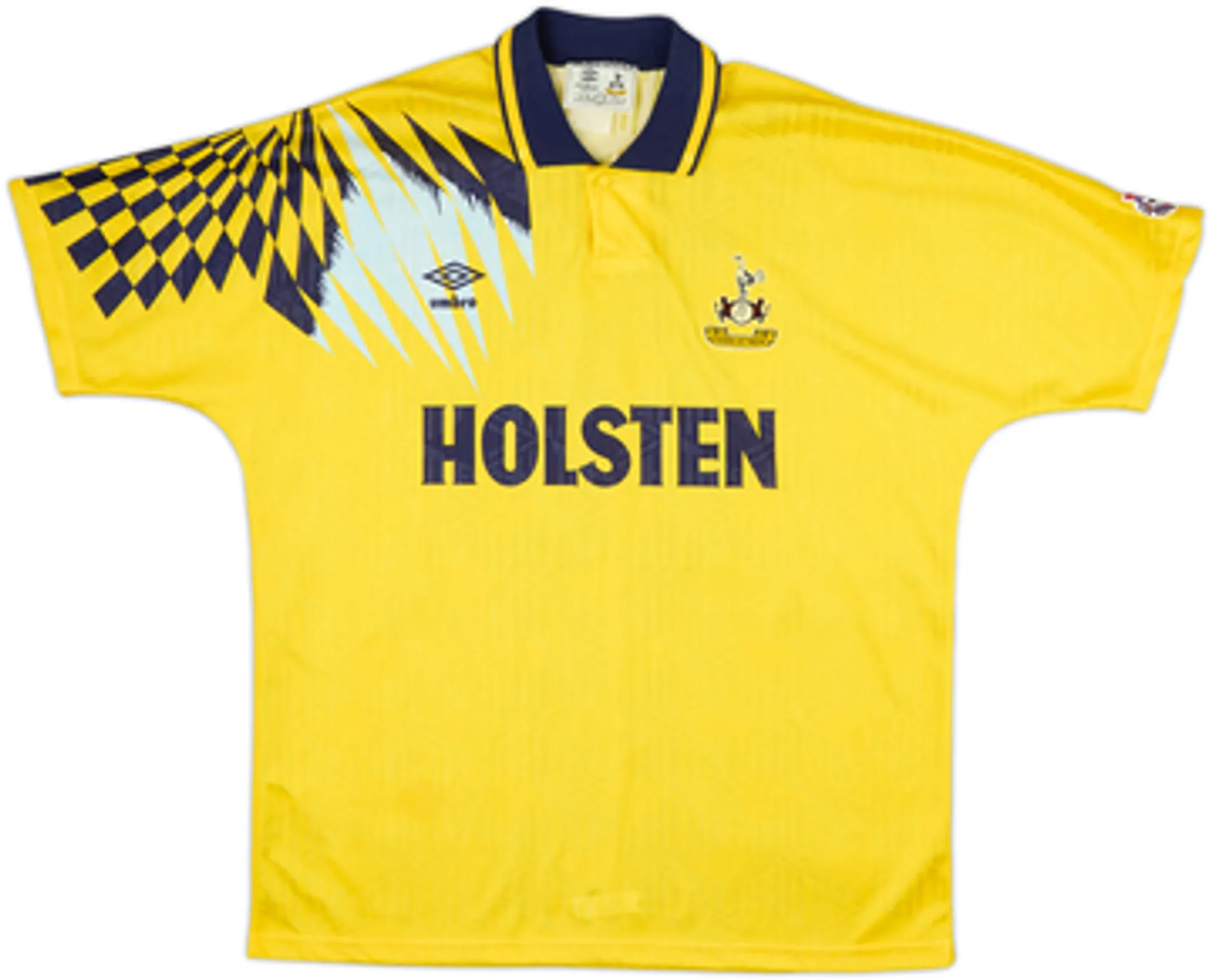 1991-95 Tottenham Away Shirt Sheringham #10 - 9/10 - (L)