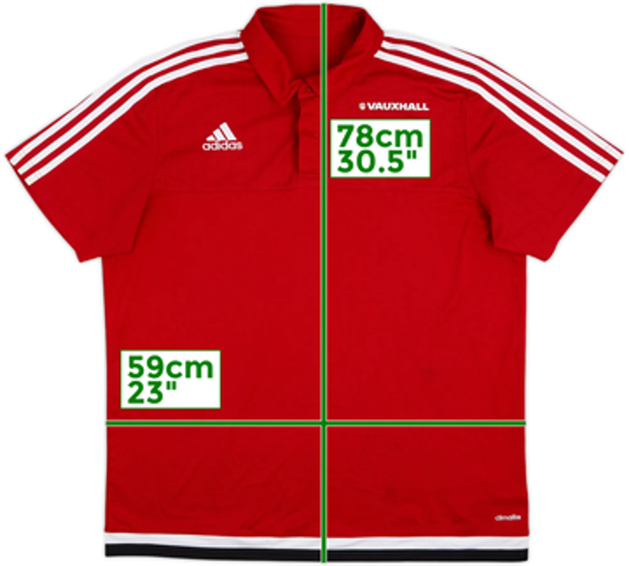 2015-16 Wales adidas Polo Shirt - 10/10 - (XL)