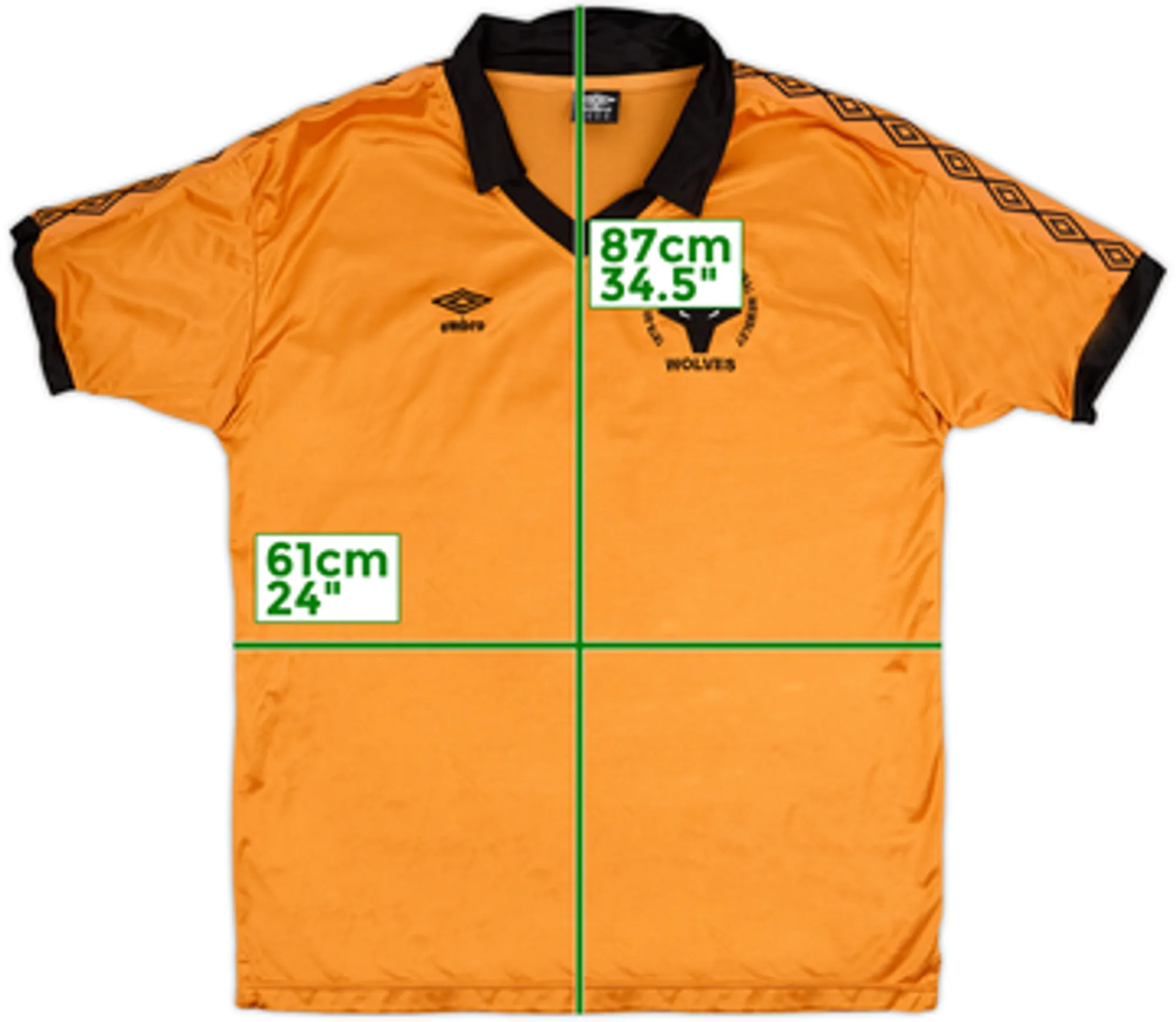 2010s Wolves Umbro Retro '1979-80' Home Shirt - 9/10 - (XXL)