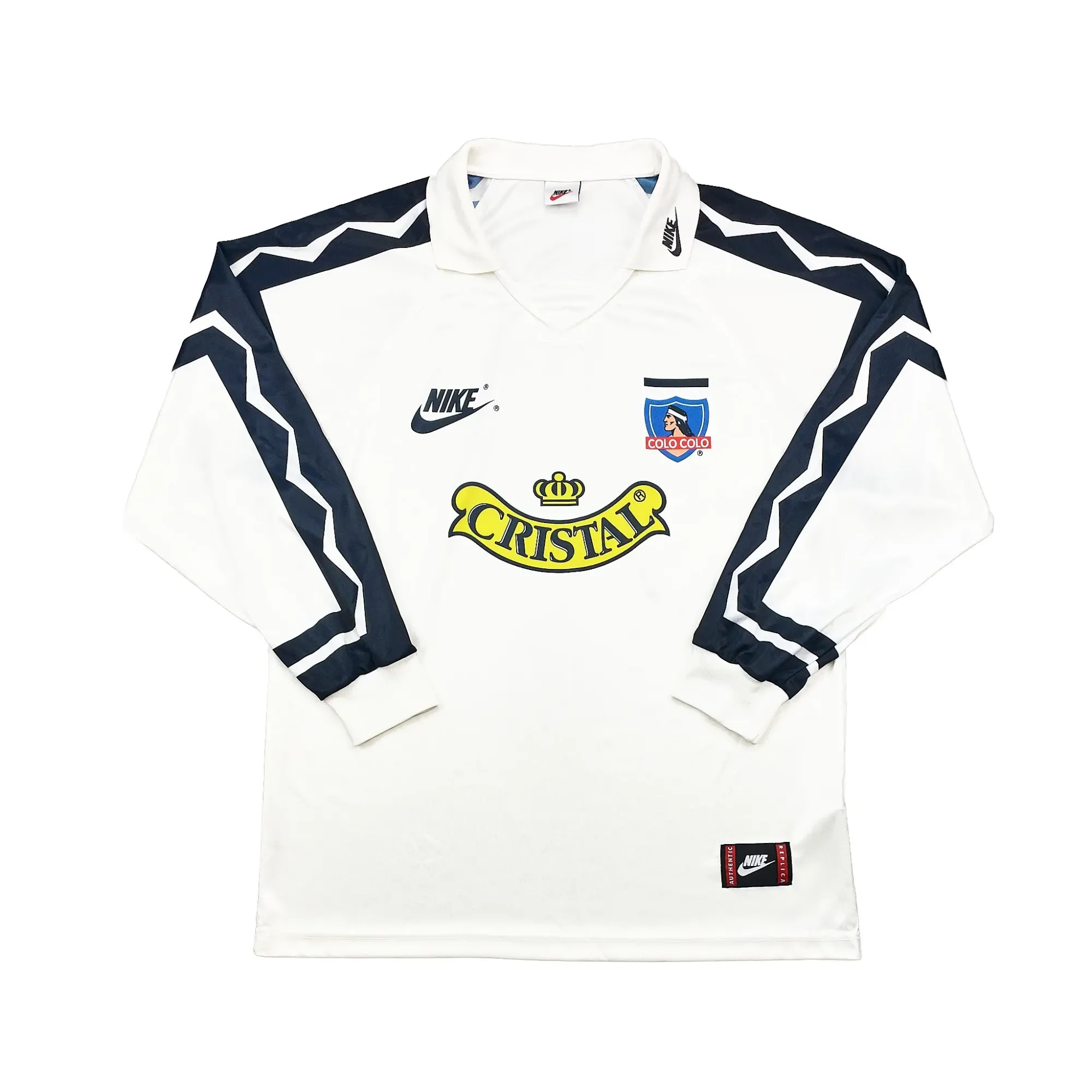 1995/96 Colo Colo L/S Home Shirt (L) Nike | Cult Kits