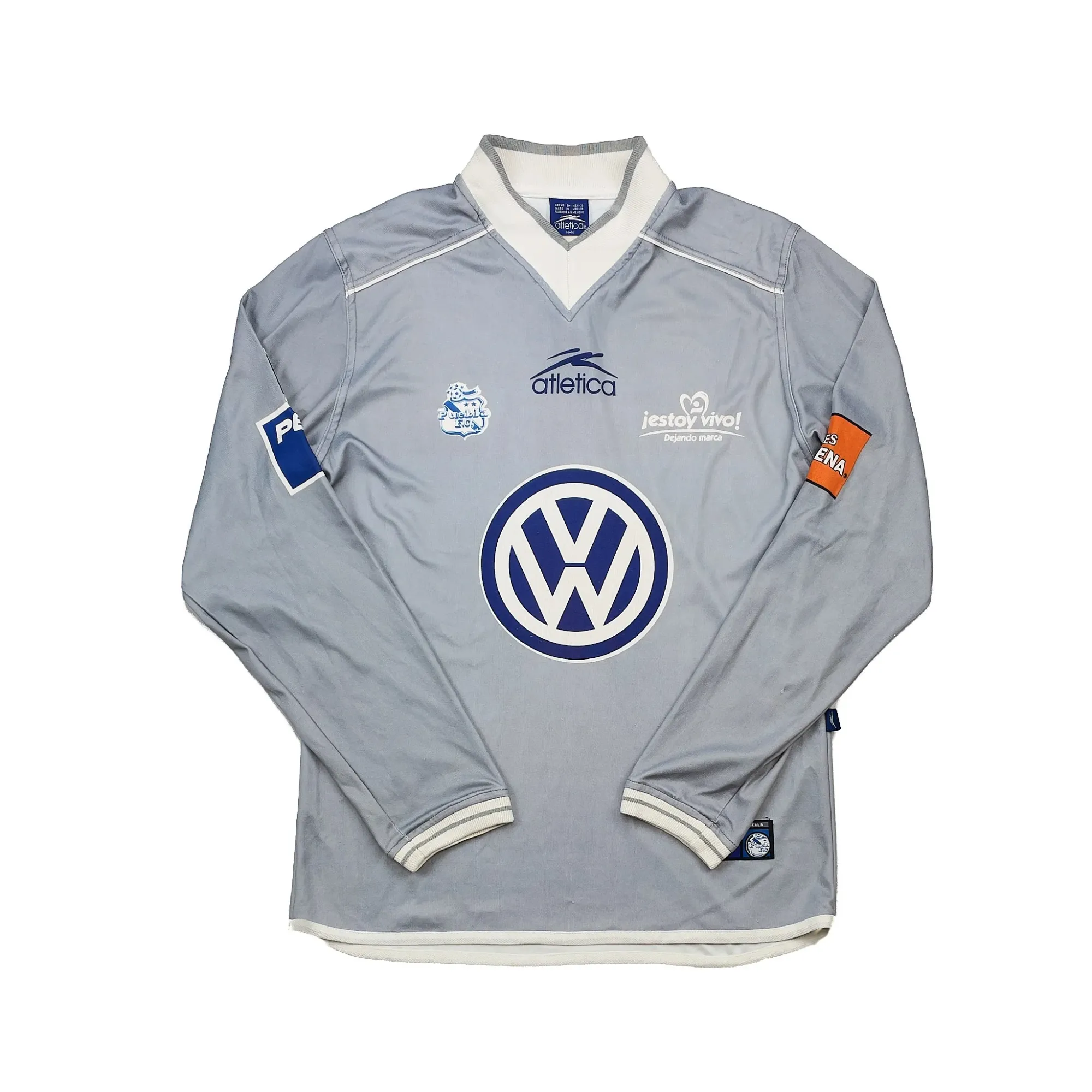 2001/02 Puebla L/S Third Shirt (M) Atletica | Cult Kits