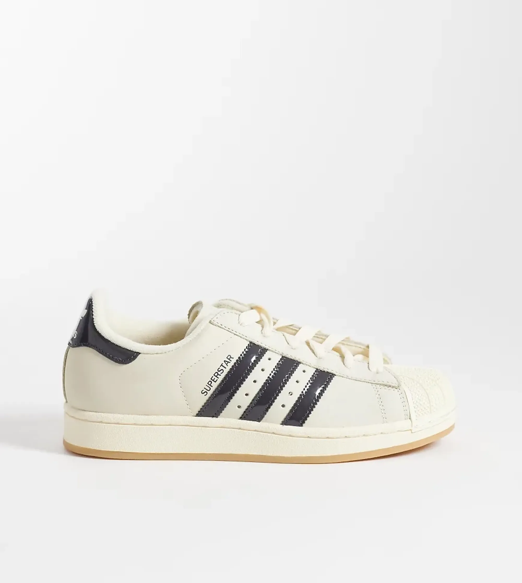 Adidas Originals Superstar Ii Trainers In Off White And Black