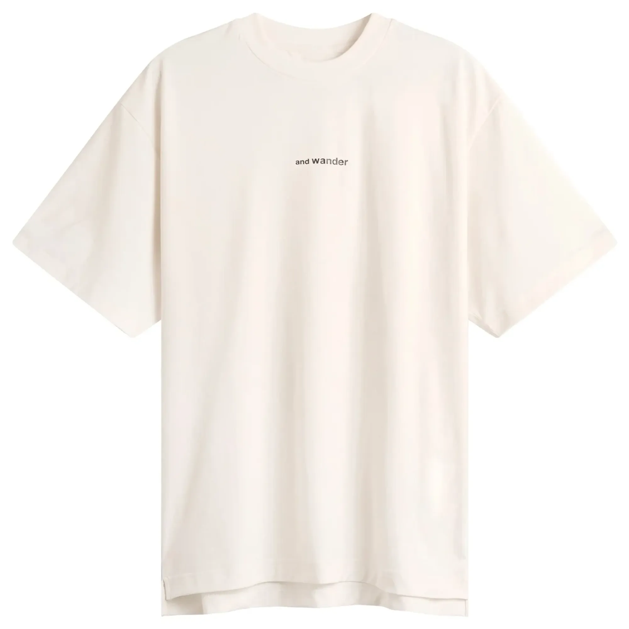 and wander Men's Dry Mesh T-Shirt Off White