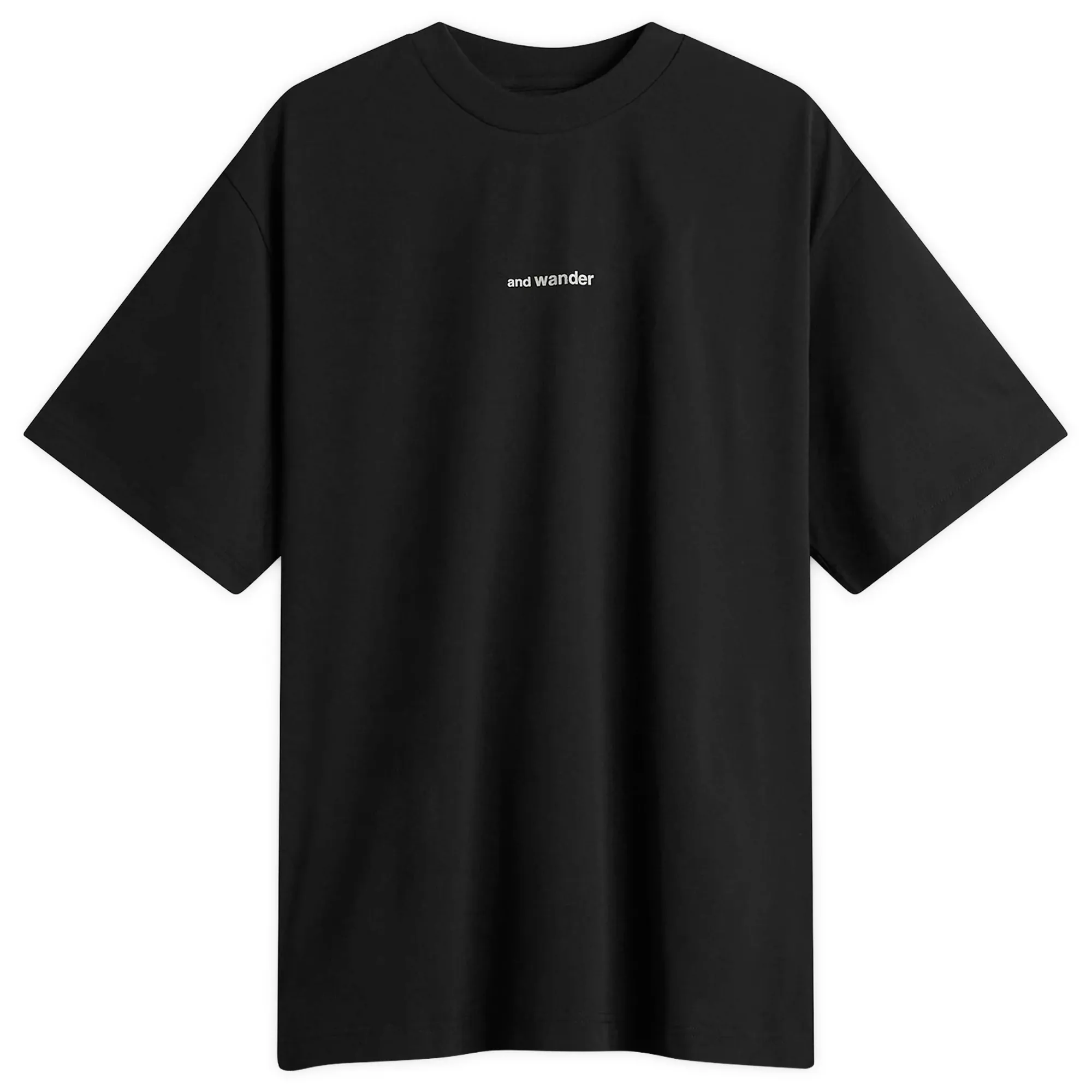and wander Men's Dry Mesh T-Shirt Black