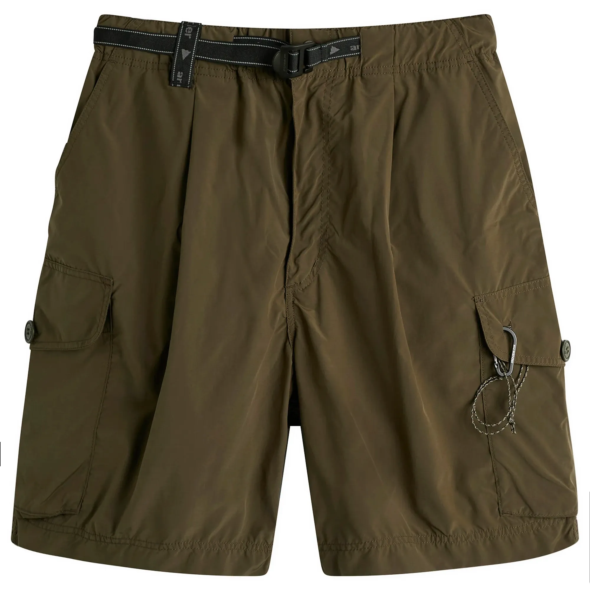 and wander Men's Oversized Cargo Shorts Khaki