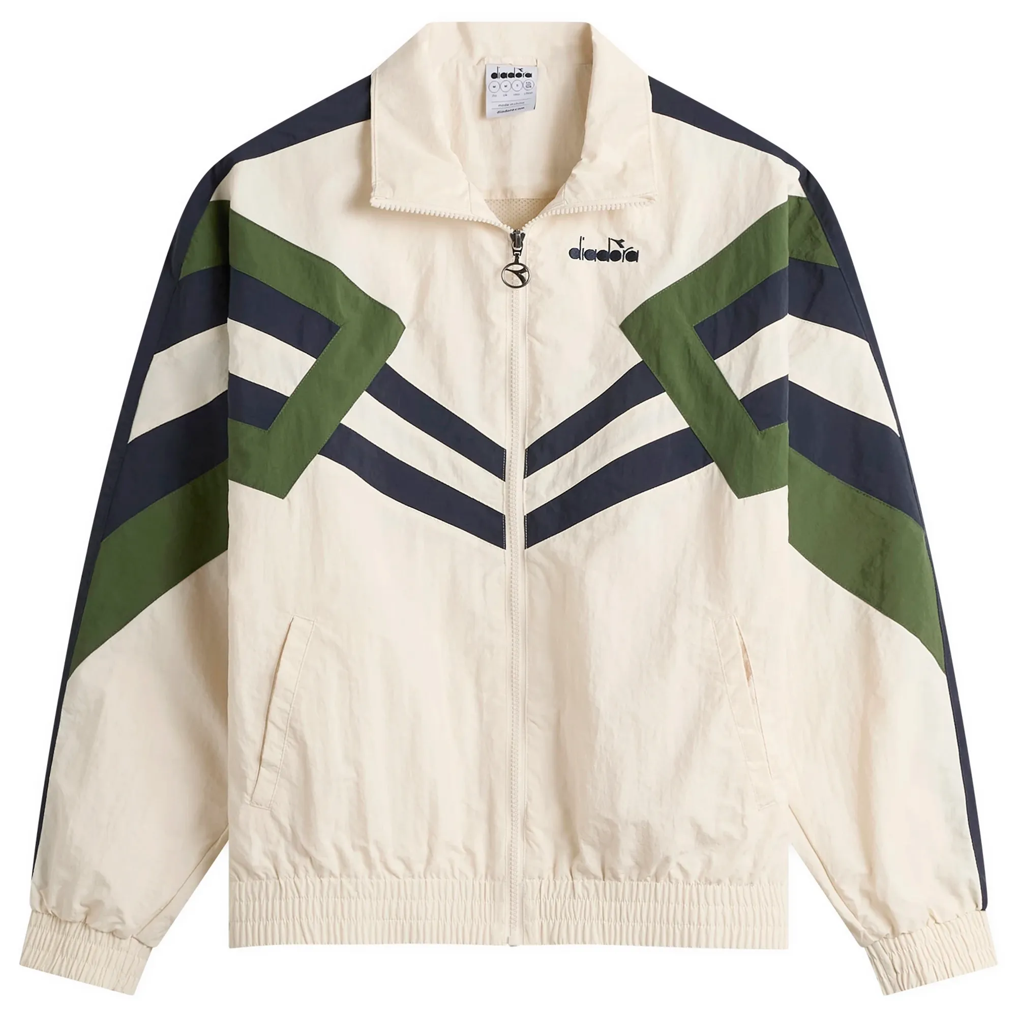 Diadora Men's Legacy Track Jacket White Alyssum