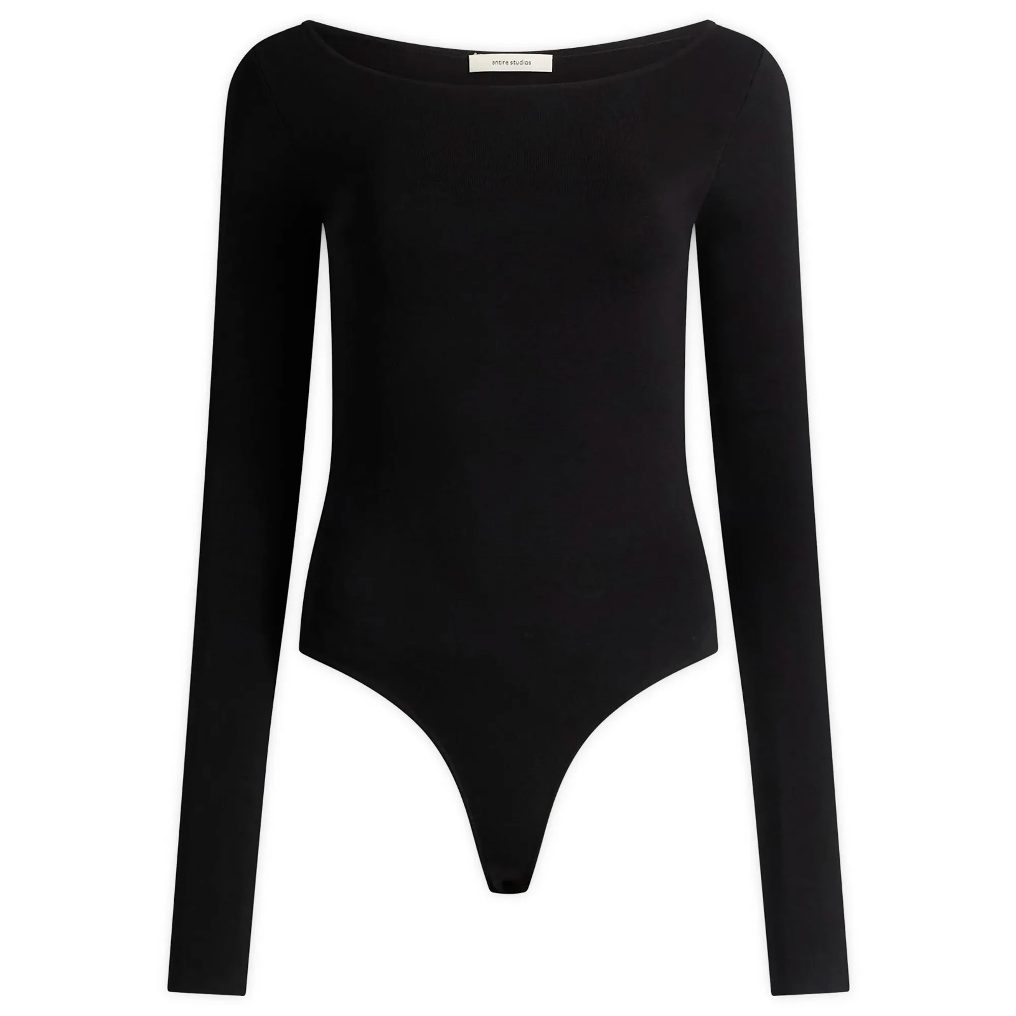 Entire Studios Women's Scoop Neck Bodysuit Black