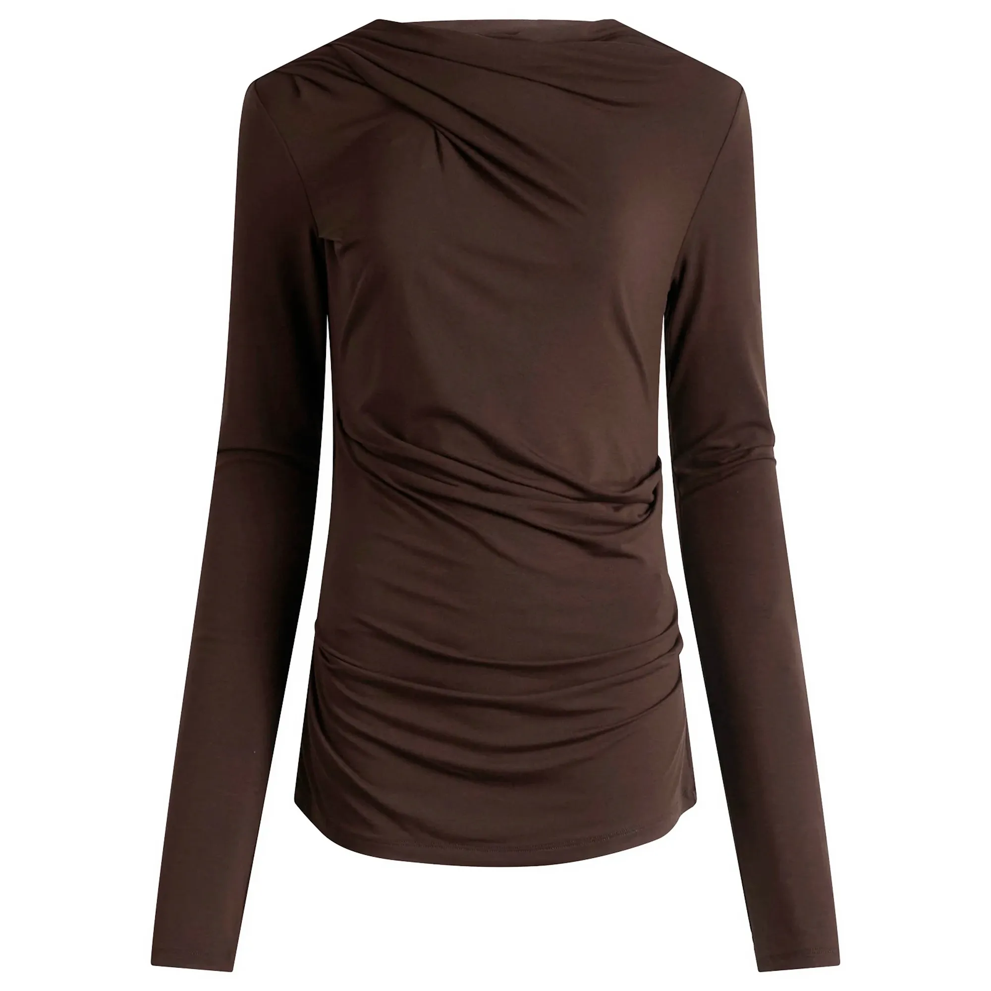 Entire Studios Women's Drape Top Tobacco