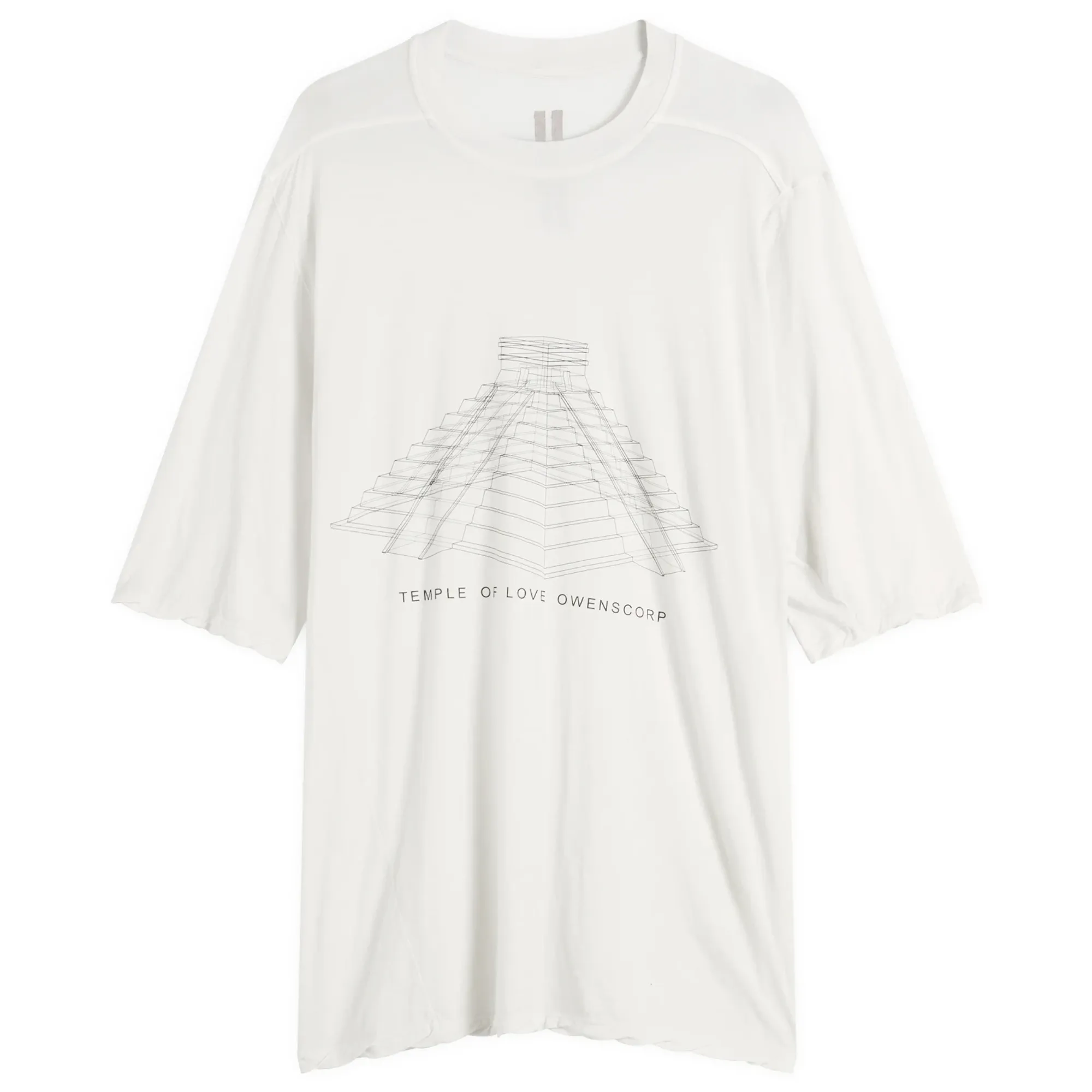 Rick Owens Men's Temple of Love Jumbo T-Shirt Black