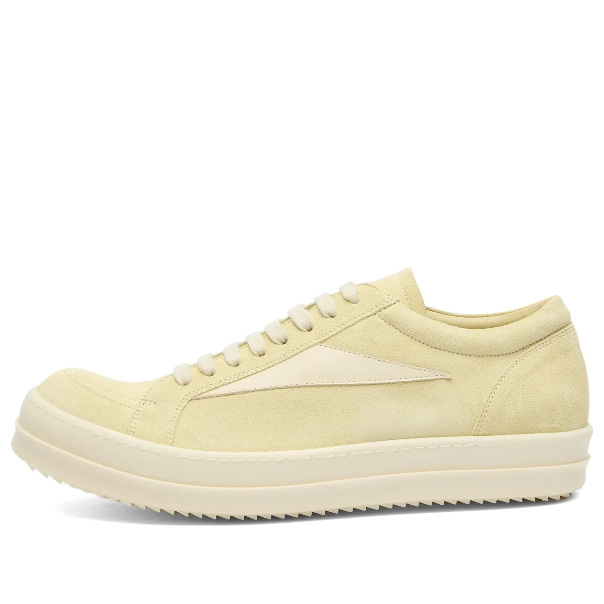 Rick Owens Men's Vintage Sneaks Butter/Milk/Milk