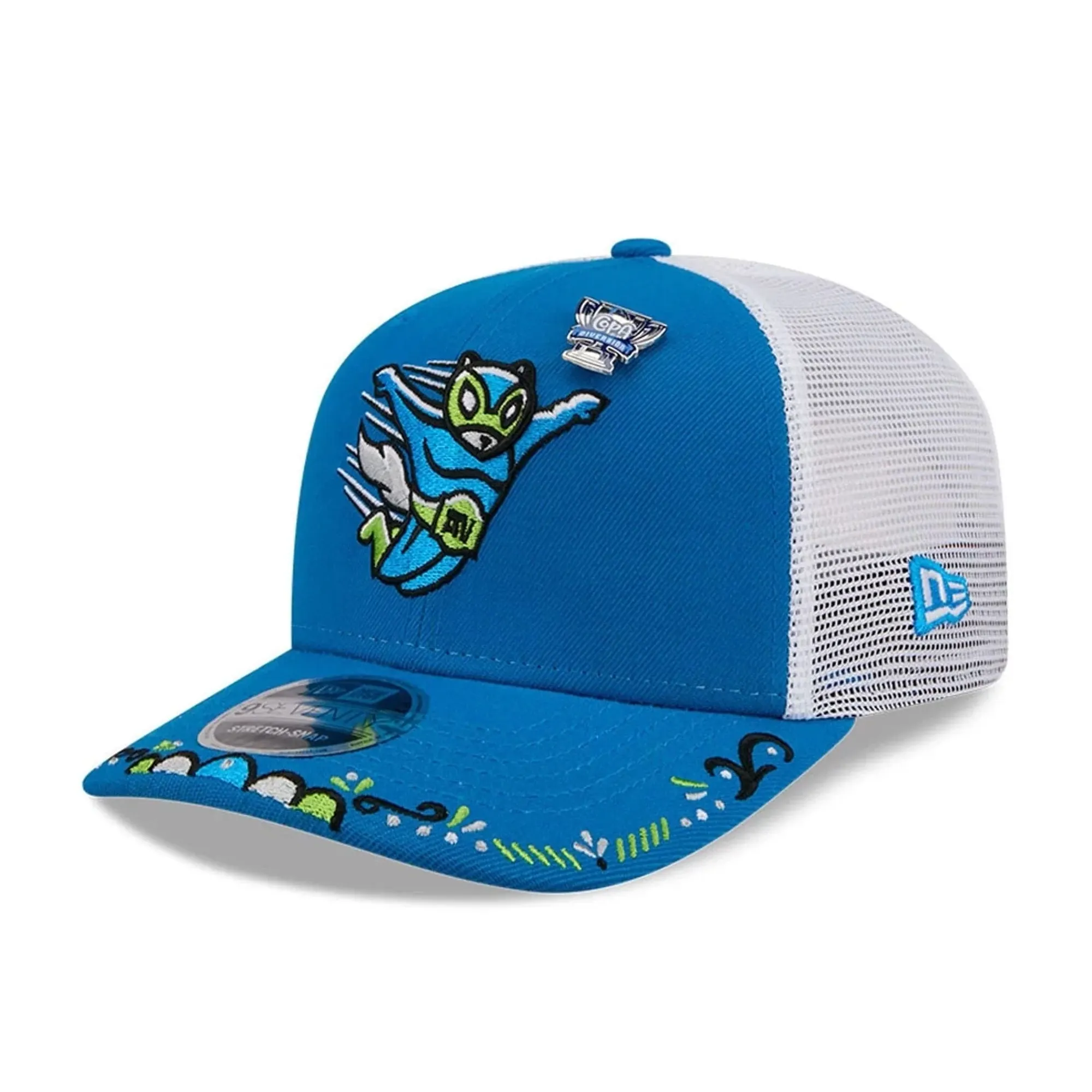 Squirrels MiLB La Copa 2026 Light Blue 9SEVENTY Stretch Snap Adjustable Cap New Era Cap adult unisex