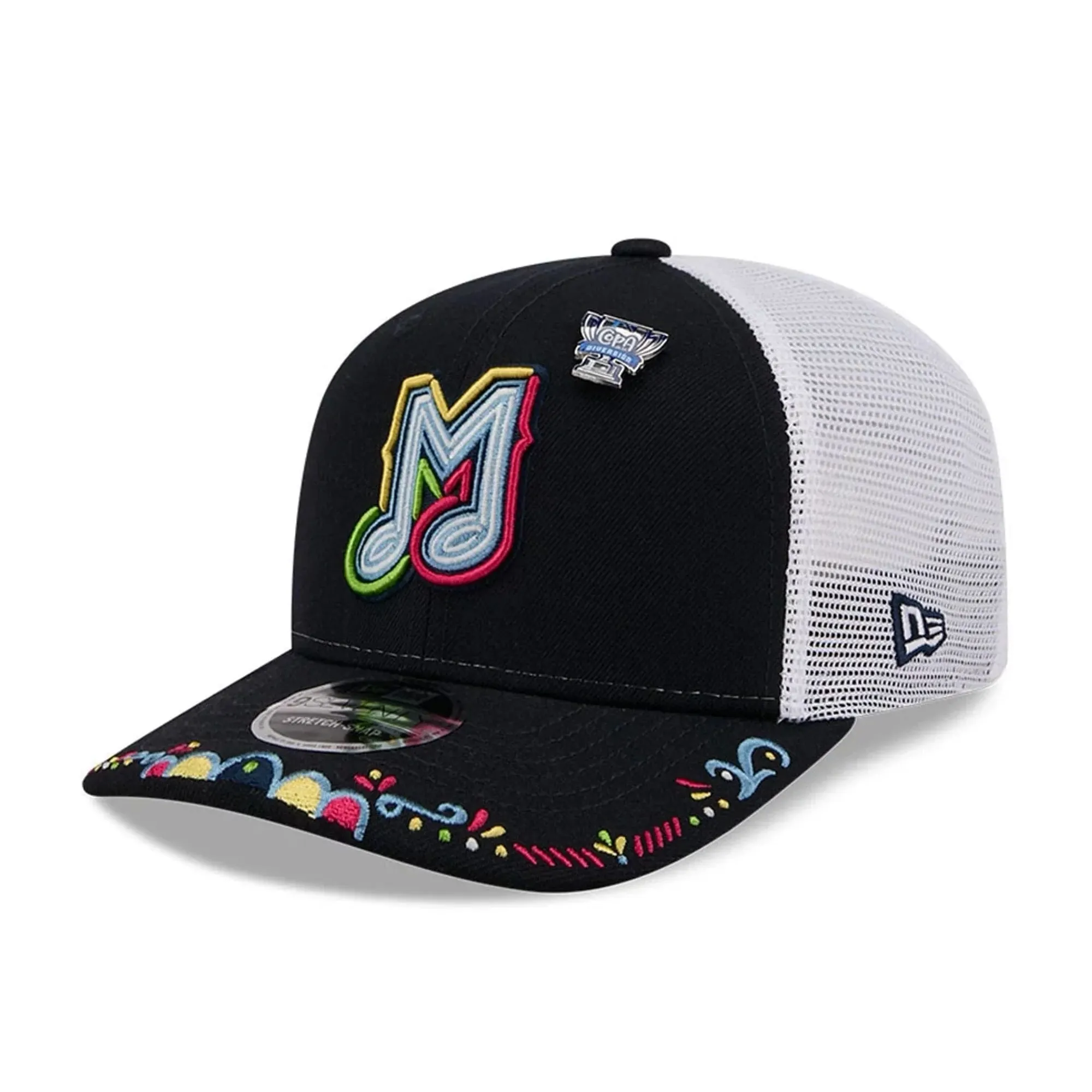 Memphis Redbirds MiLB La Copa 2026 Navy 9SEVENTY Stretch Snap Adjustable Cap New Era Cap adult unisex