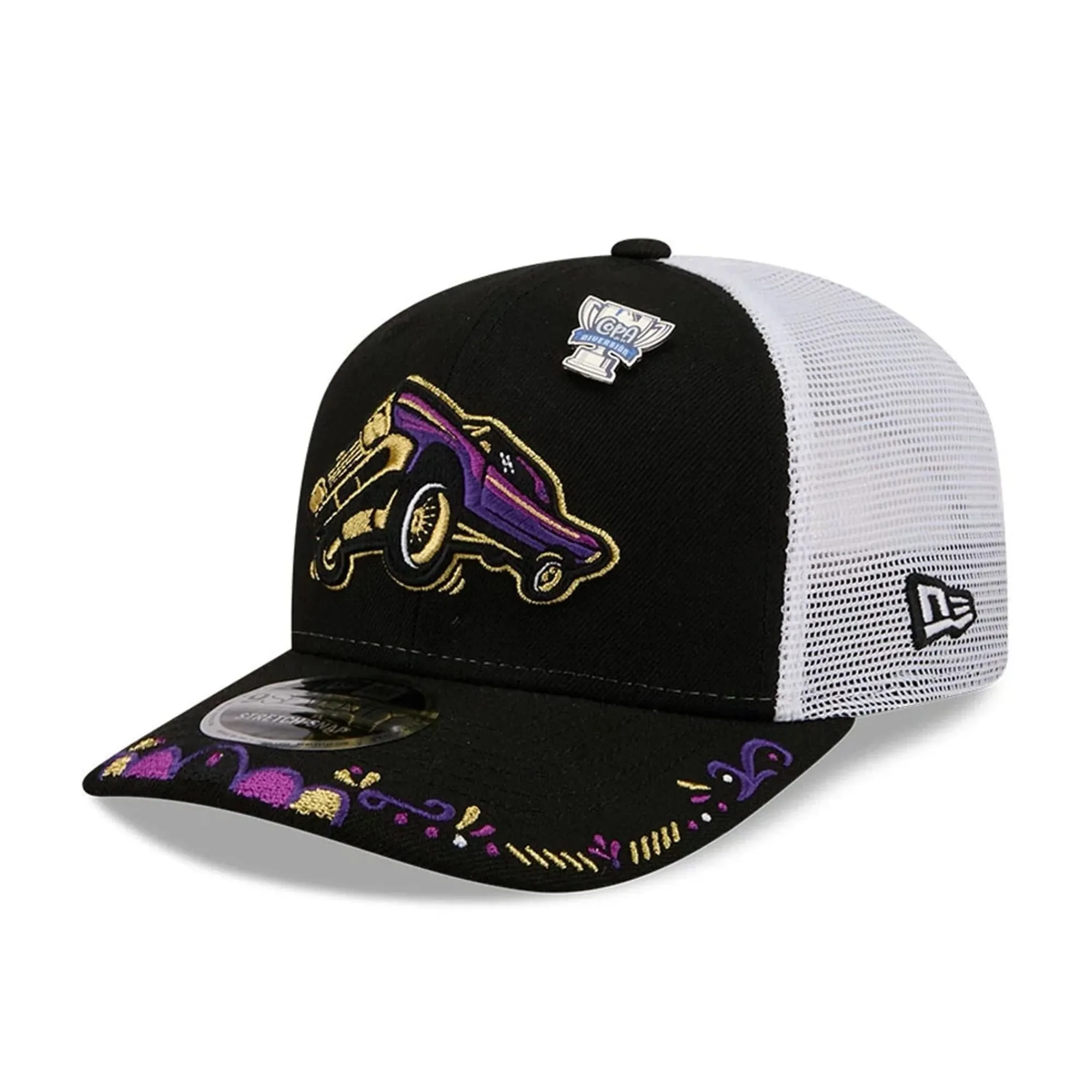 Grizzlies MiLB La Copa 2026 Black 9SEVENTY Stretch Snap Adjustable Cap New Era Cap adult unisex