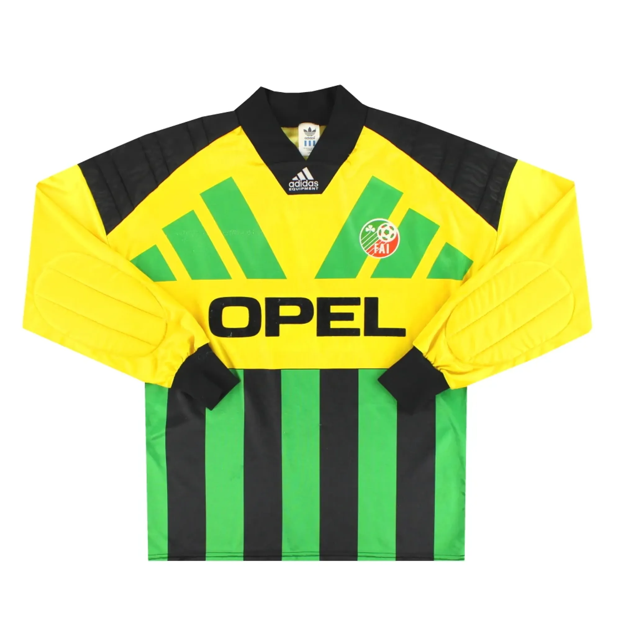 1992-94 Ireland adidas Goalkeeper Shirt #1 L - Ireland / Very good 