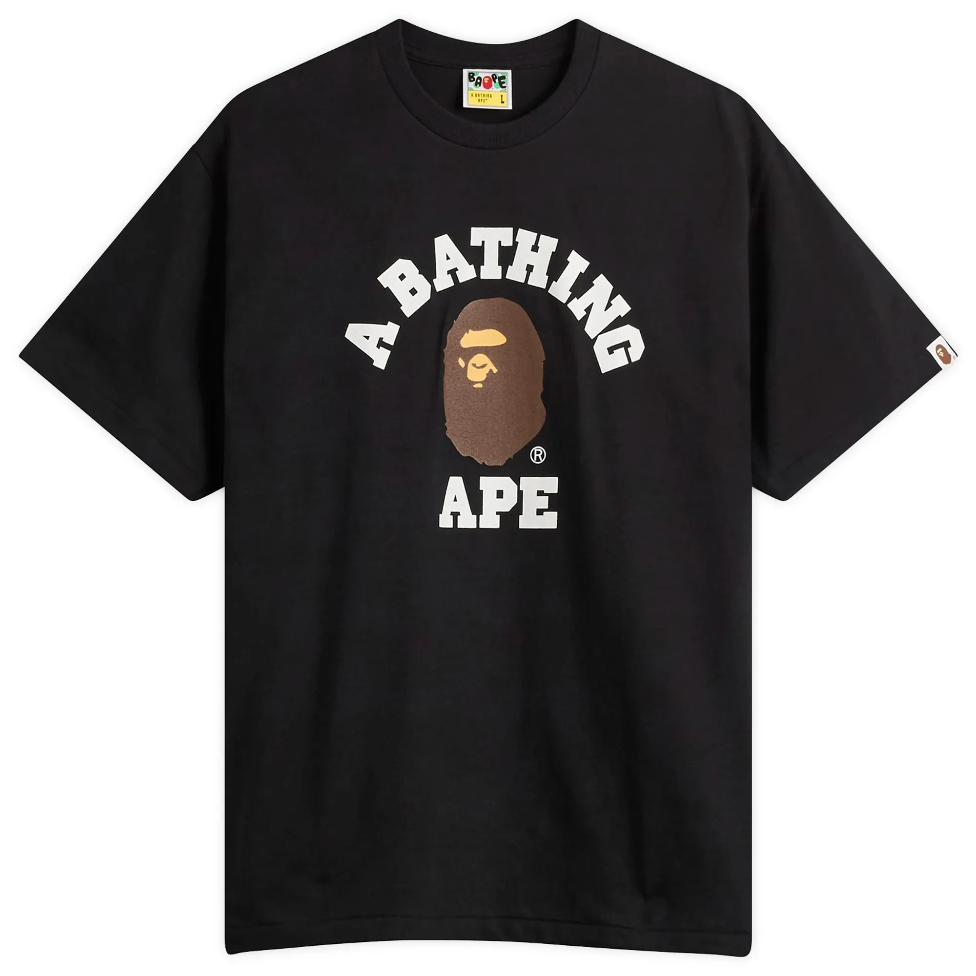 A Bathing Ape Men's College T-Shirt Black
