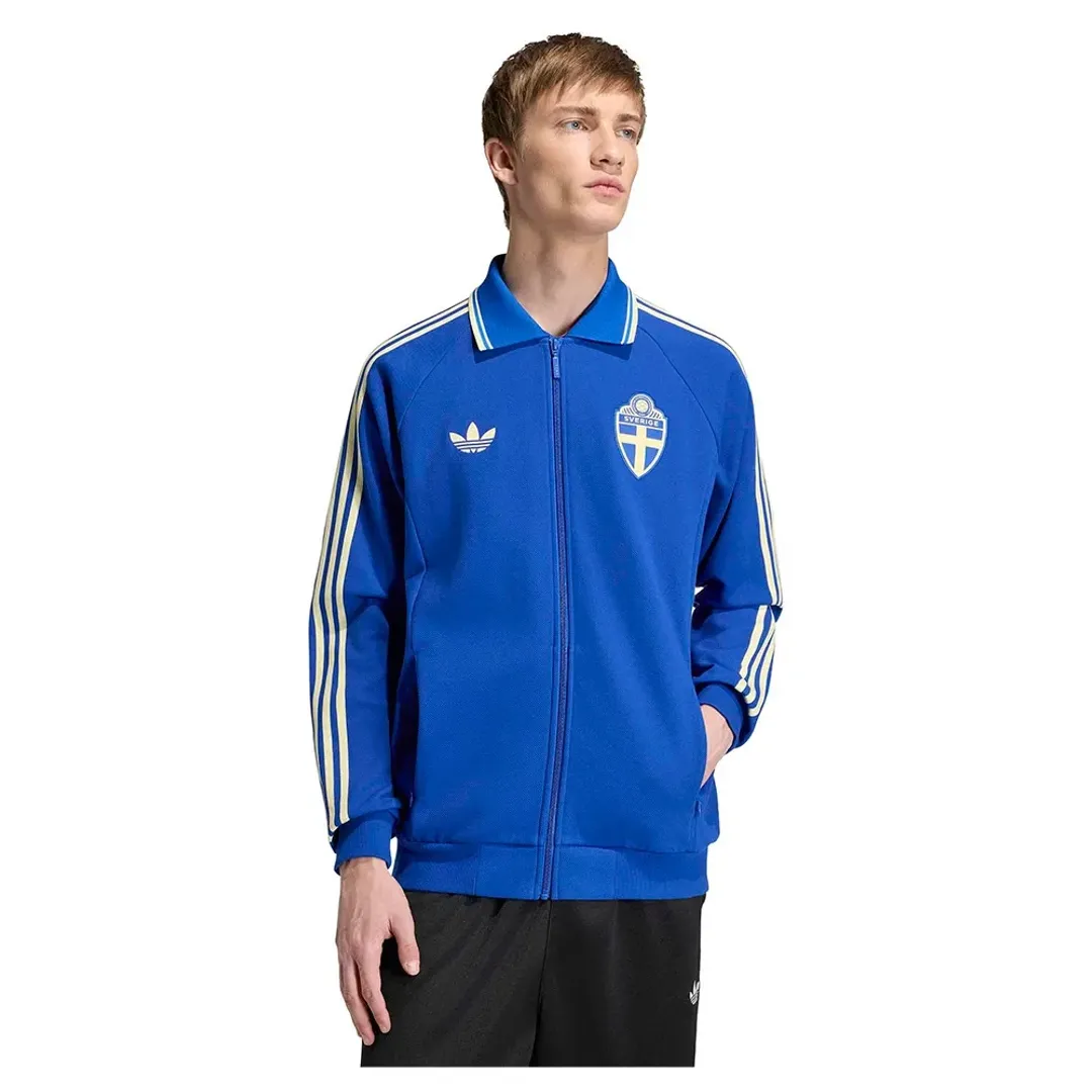 Sweden National Team adidas Originals Away Anthem Jacket - Blue