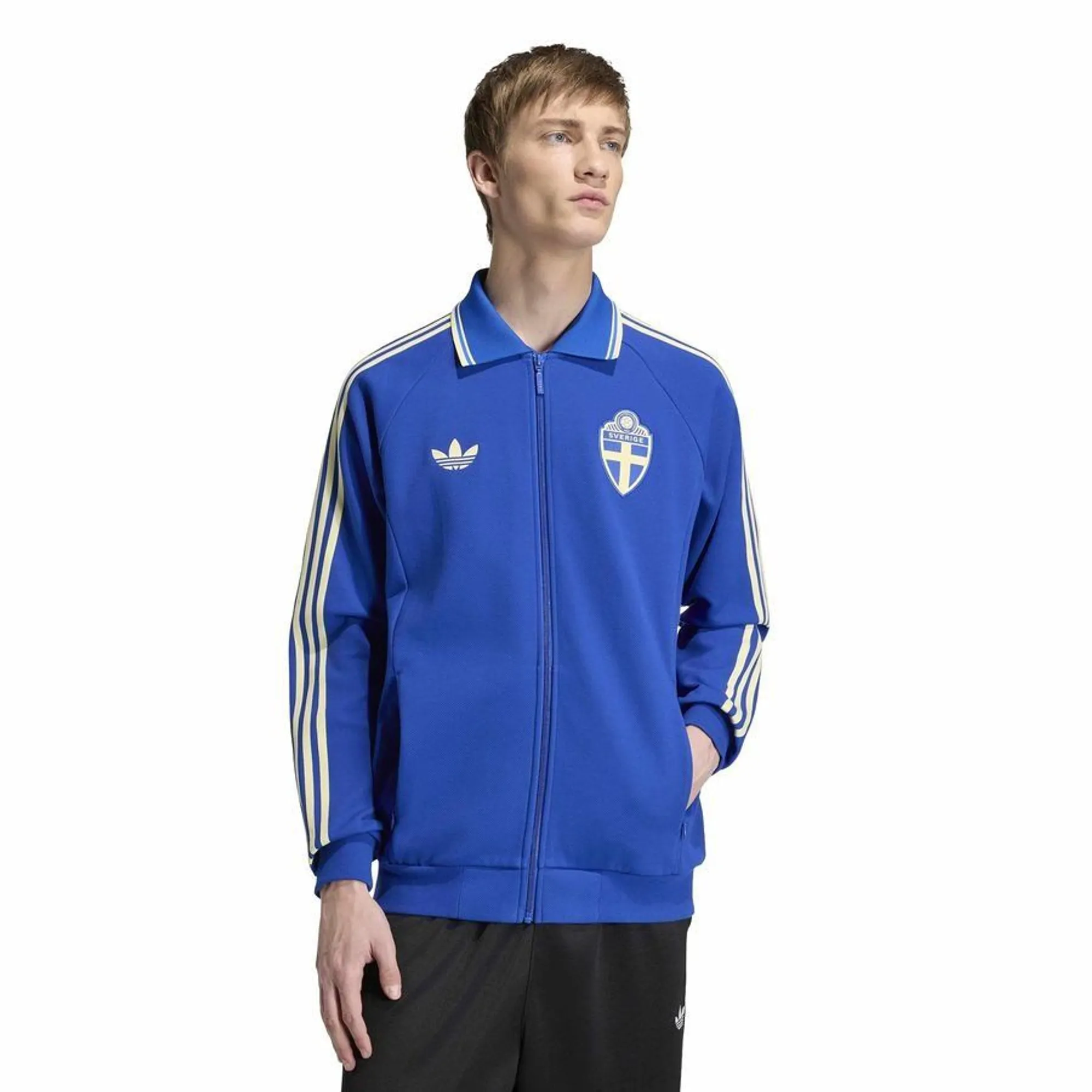 Sweden National Team adidas Originals Away Anthem Jacket - Blue