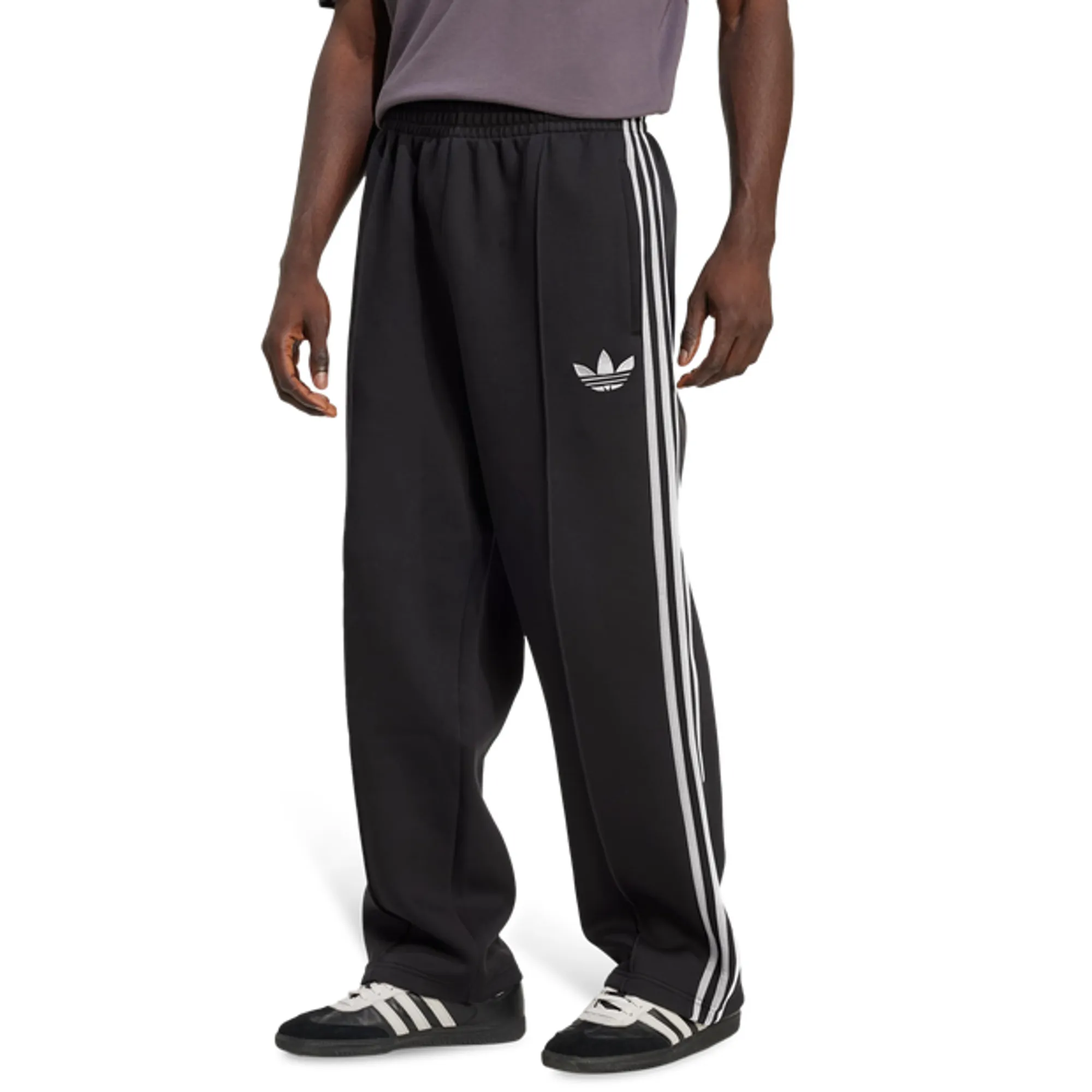 Adidas Adicolor Spacer Baggy Tracksuit Bottoms Men Pants - Black