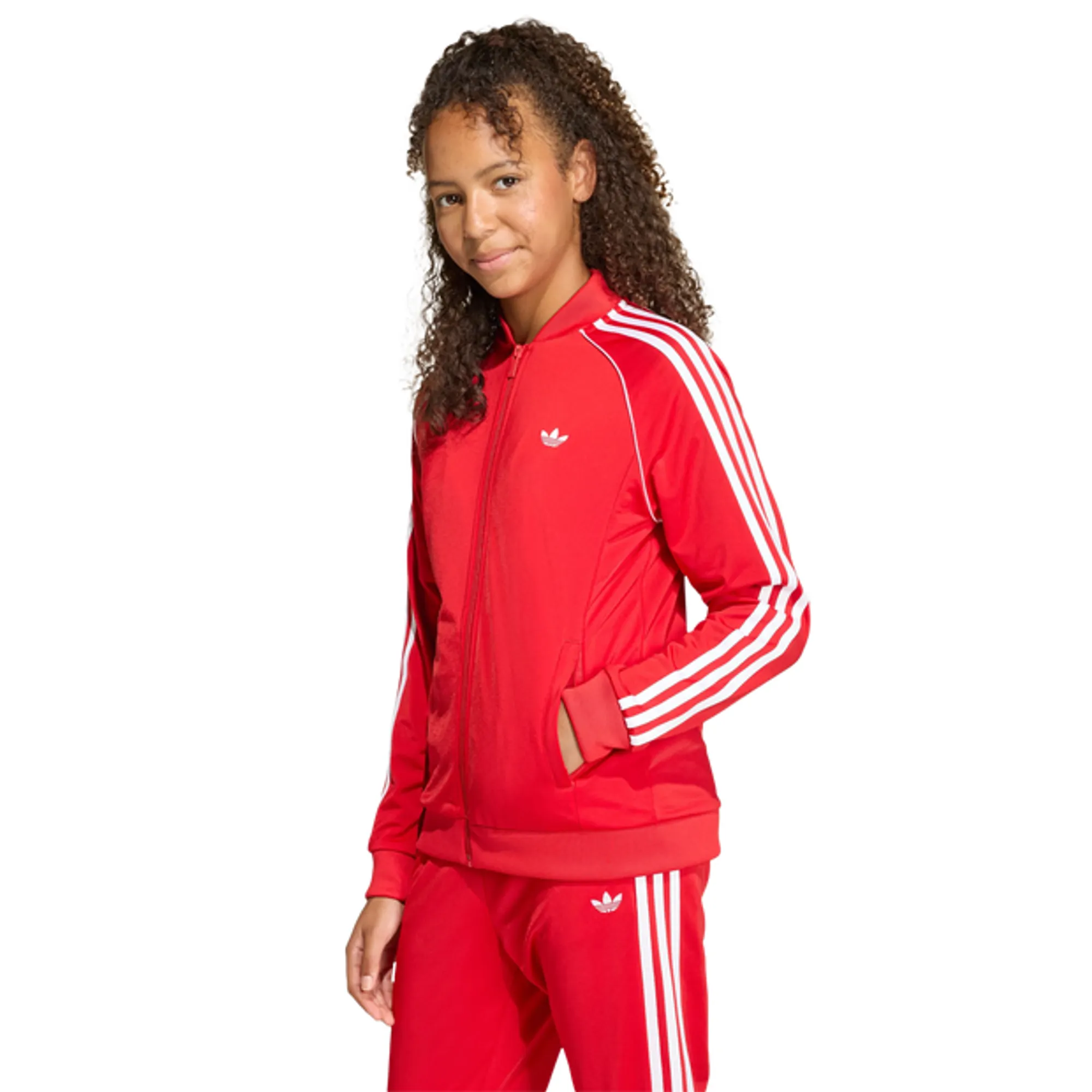 Adidas Sst Track Top Kid's Track Tops - Red