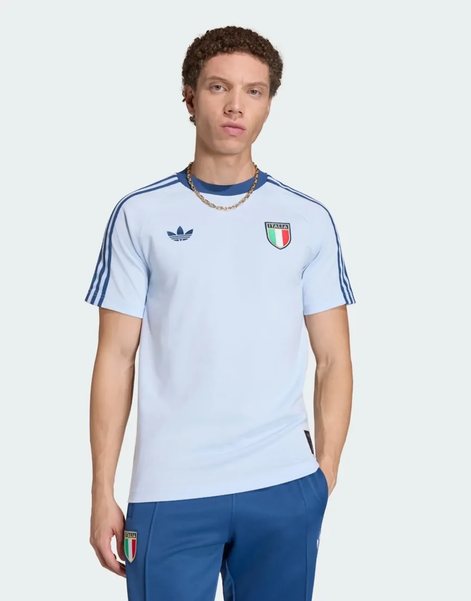adidas Originals Italy OG T-Shirt - Blue - Mens