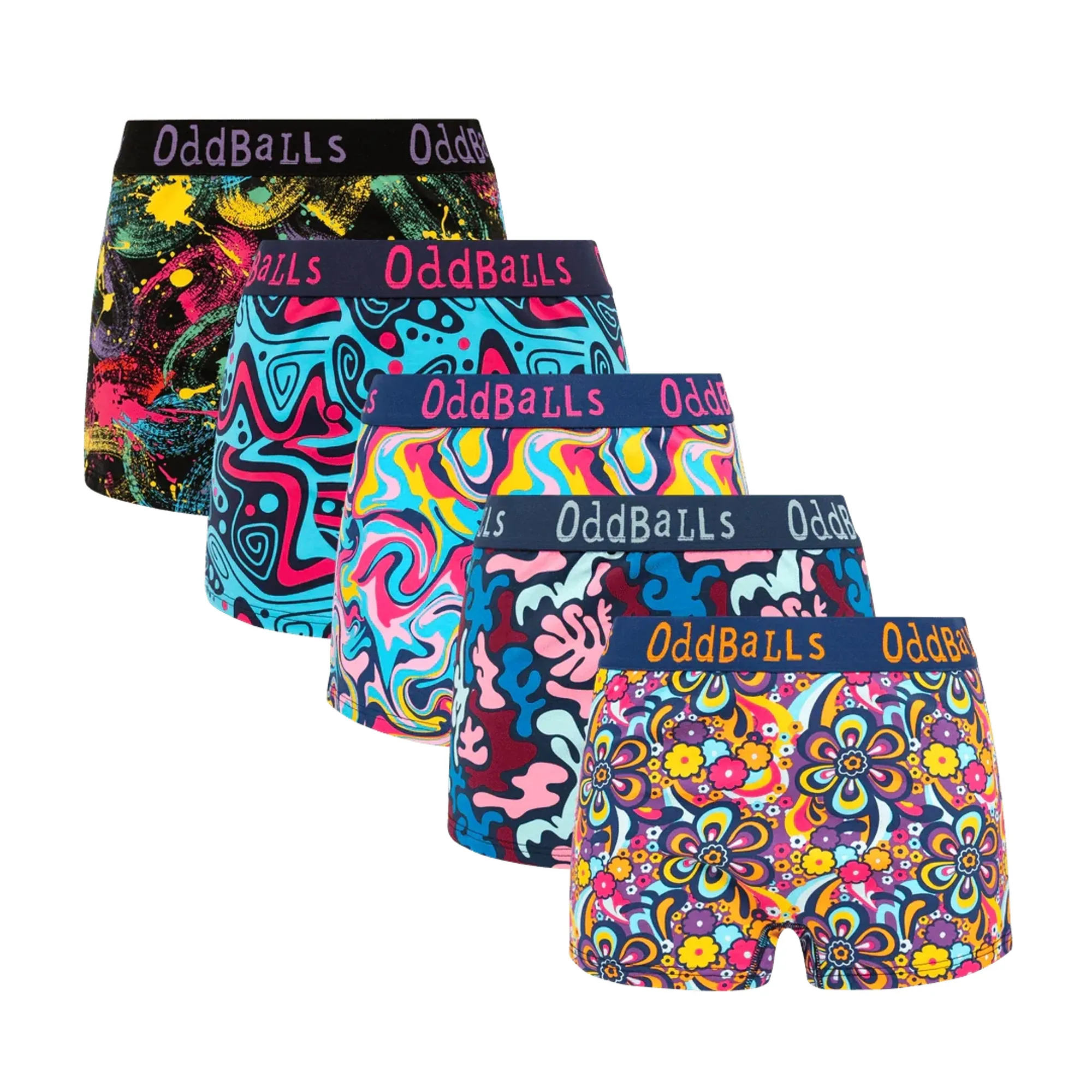 Golden Hour Bundle - Ladies Boxer Shorts 5 Pack