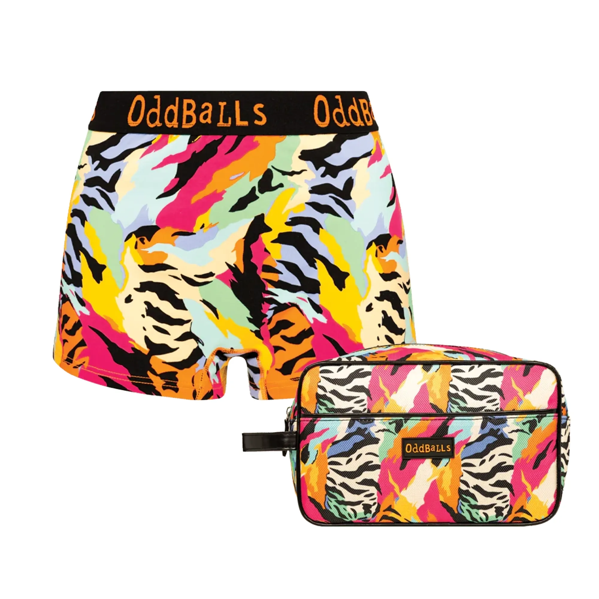 Wild Thing Bundle - Ladies Boxer Shorts & Matching Wash Bag