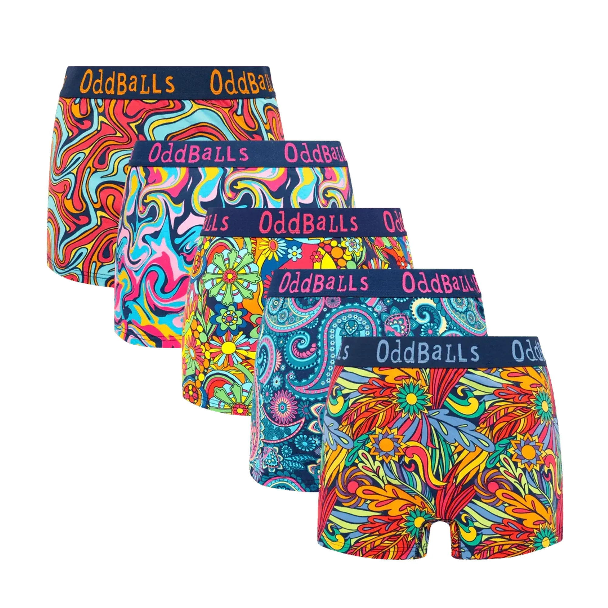Hello Sunshine Bundle - Ladies Boxer Shorts 5 Pack