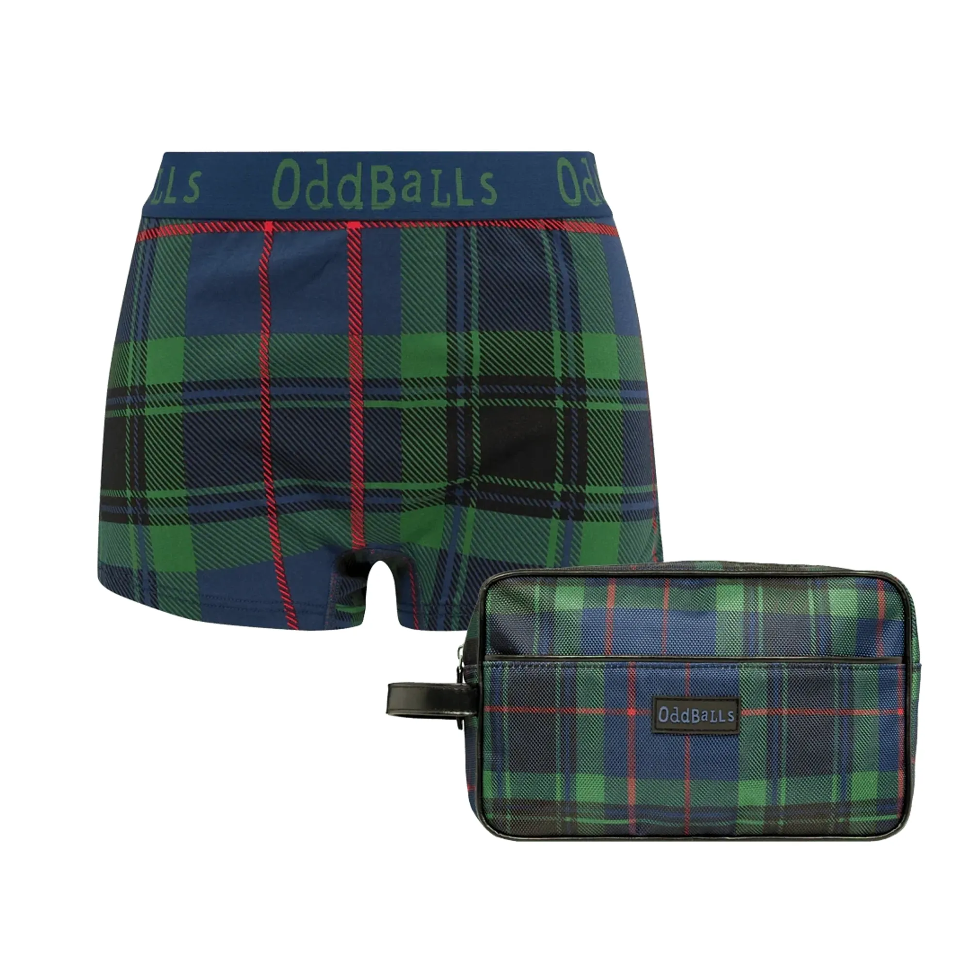 Highlands Bundle - Ladies Boxer Shorts & Matching Wash Bag
