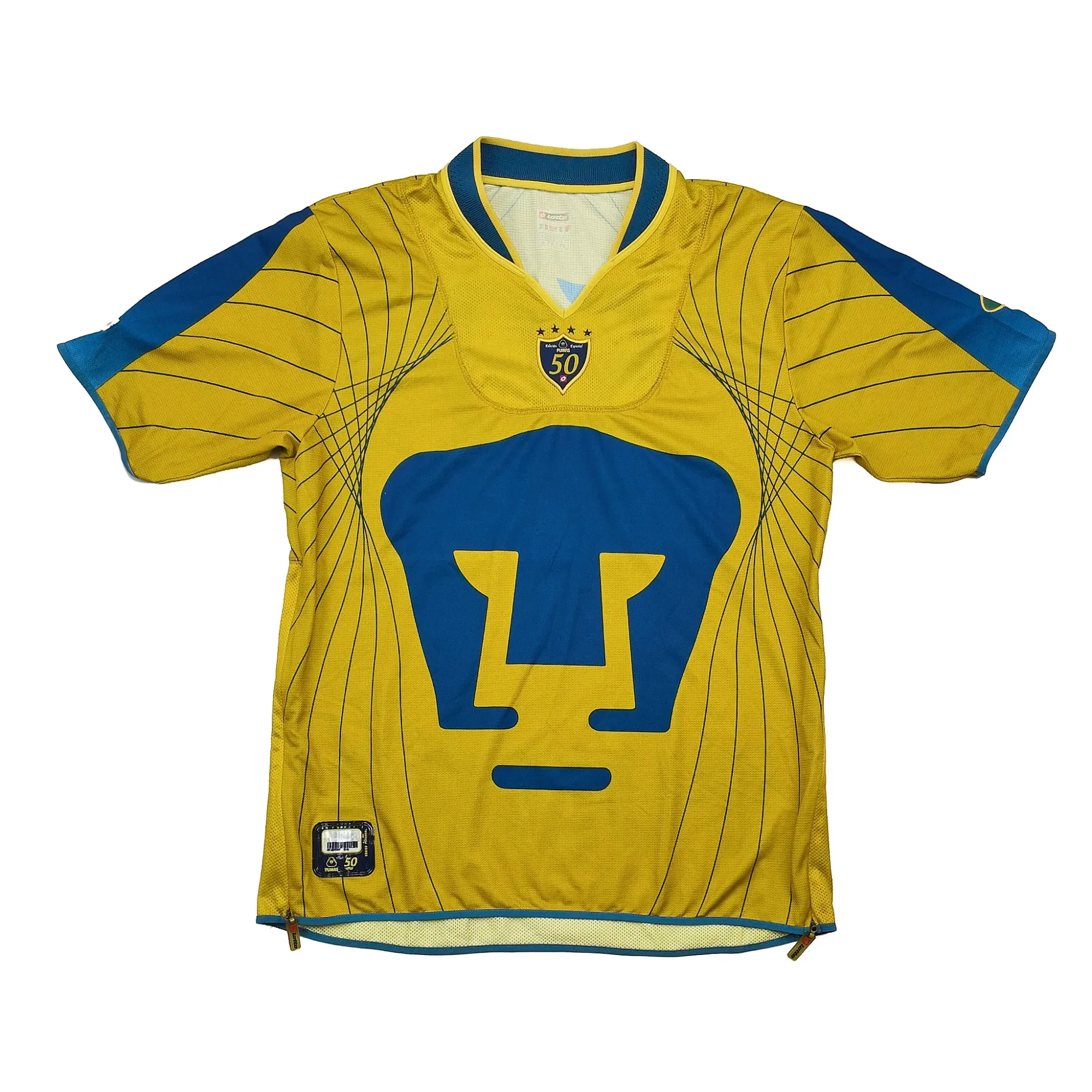 2003/04 UNAM Pumas *50 Year* Special Shirt (L) Lotto | Cult Kits