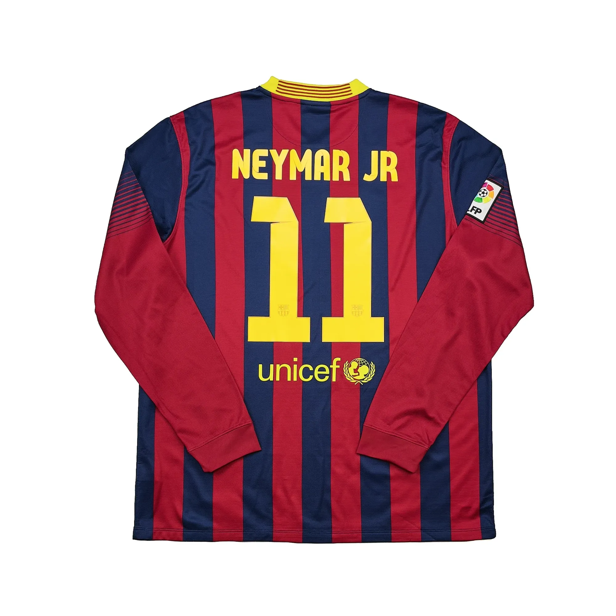 2013/14 Barcelona Neymar Jr #11 L/S Home Shirt (XL) Nike | Cult Kits