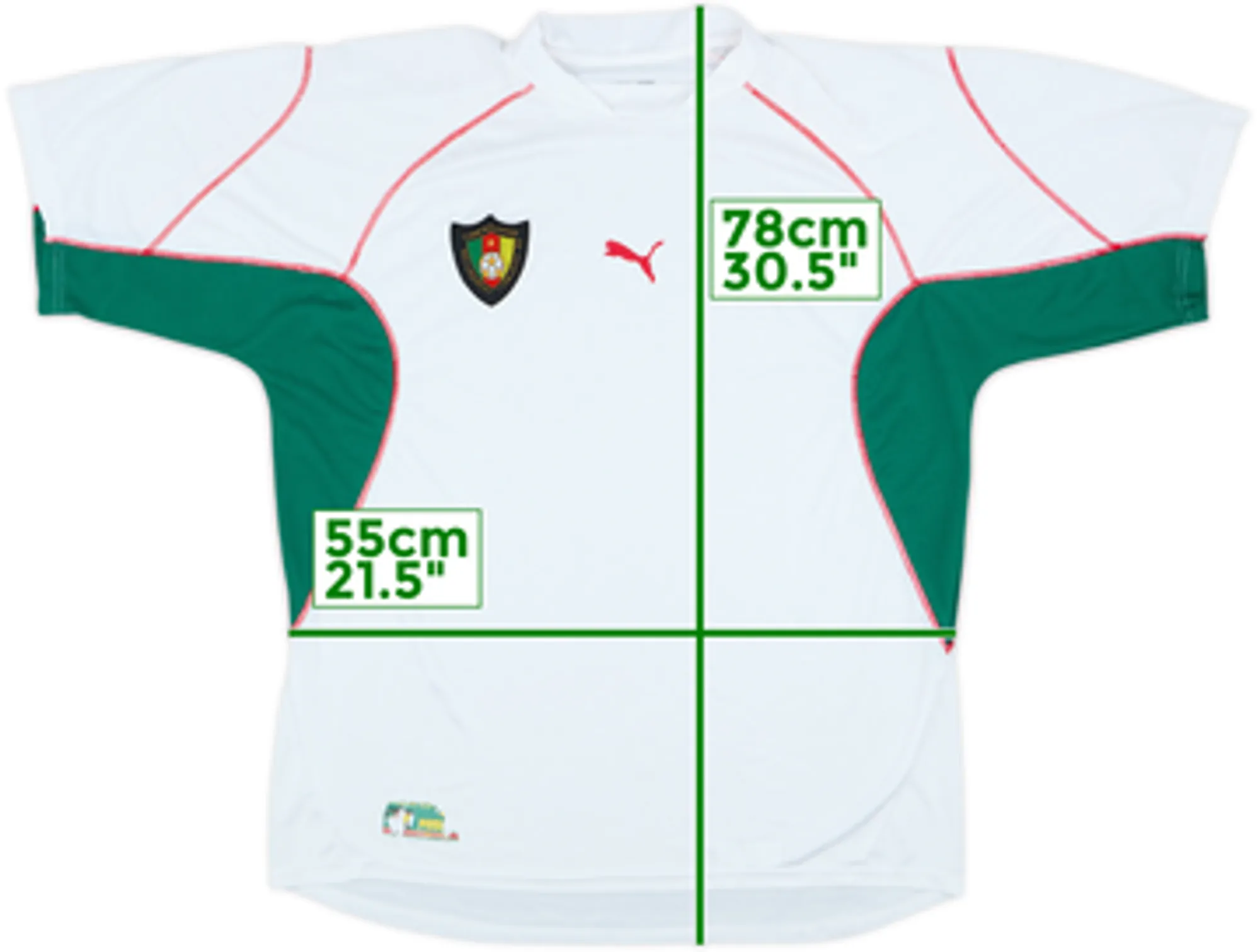 2003 Cameroon Away Shirt - 5/10 - (XL)