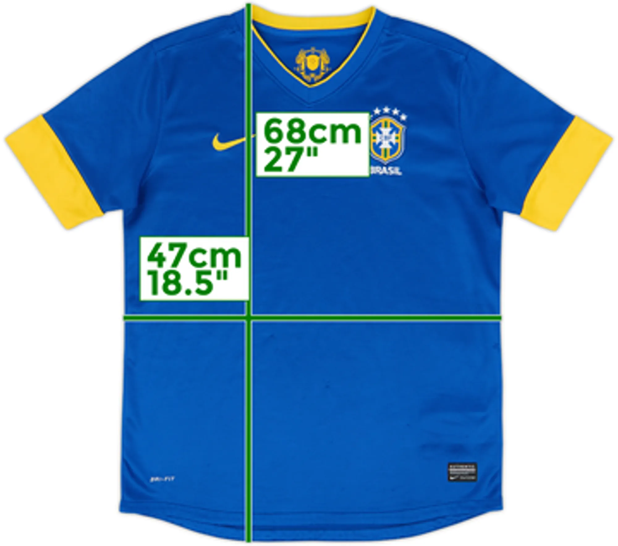 2012-13 Brazil Away Shirt - 8/10 - (XL.Boys)