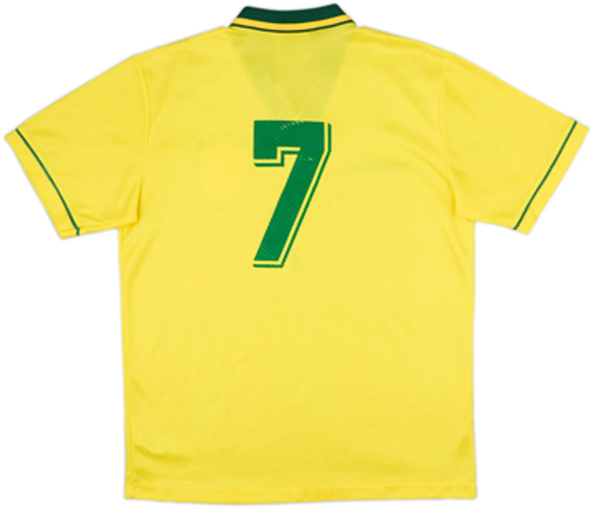 1994 Brazil Home Shirt #7 - 6/10 - (L)