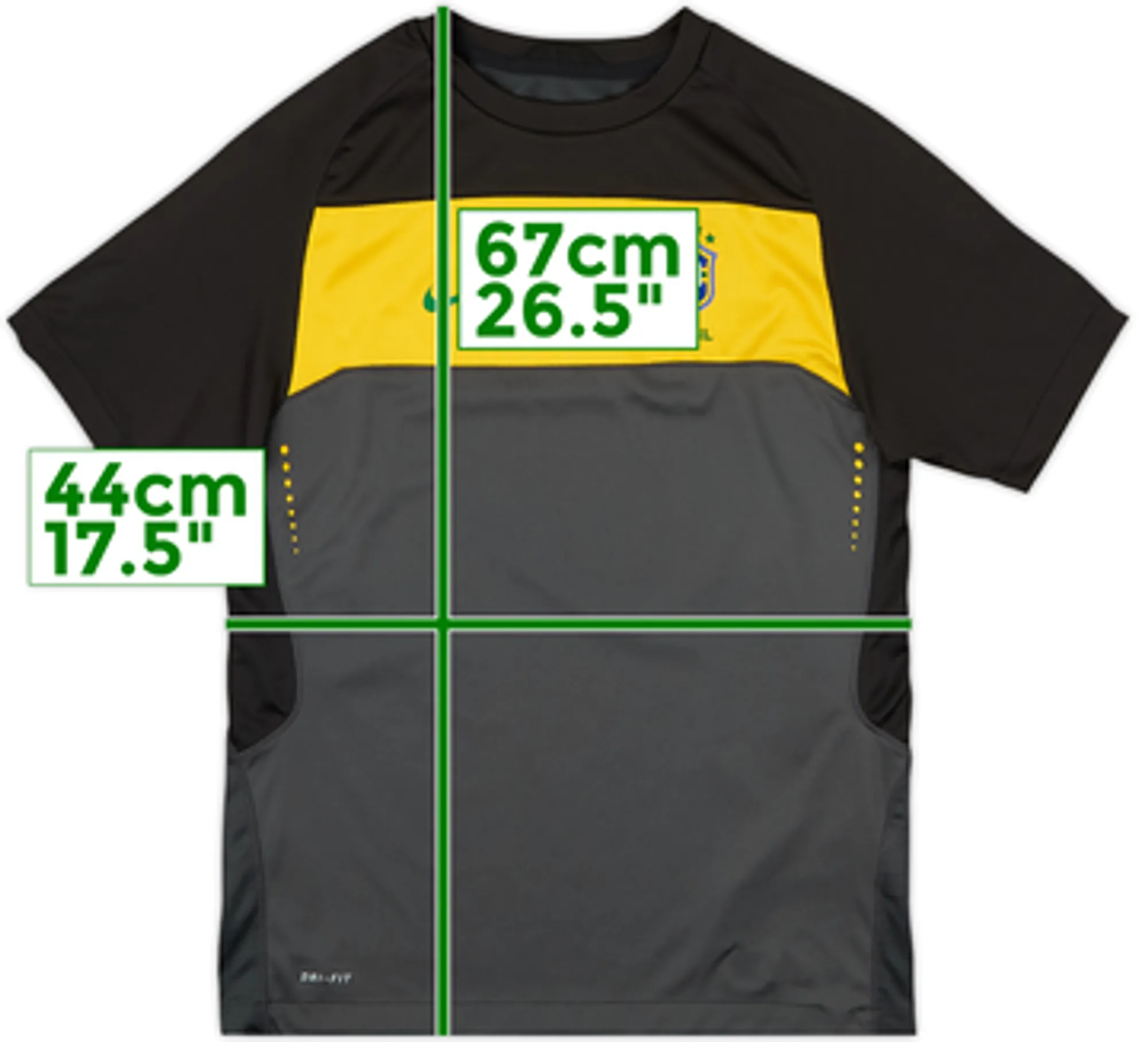2010 Brazil Nike Training Shirt - 8/10 - (L.Boys)