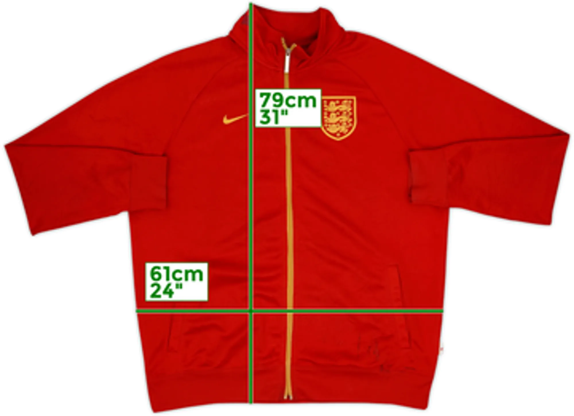 2013-14 England Nike N98 Track Jacket - 4/10 - (XL)