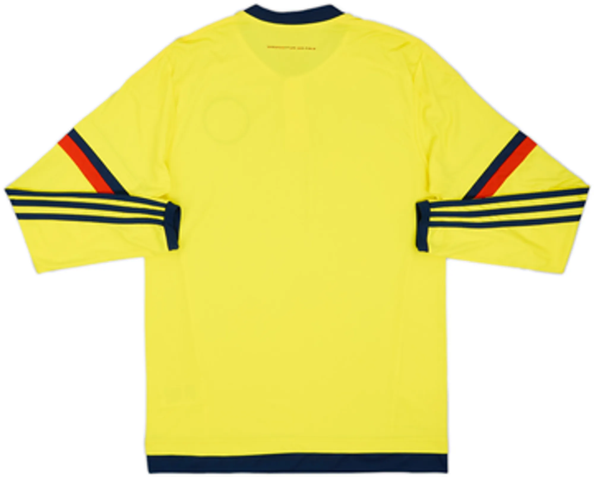 2015 Colombia Copa America Authentic Home L/S Shirt - 7/10 - (L)