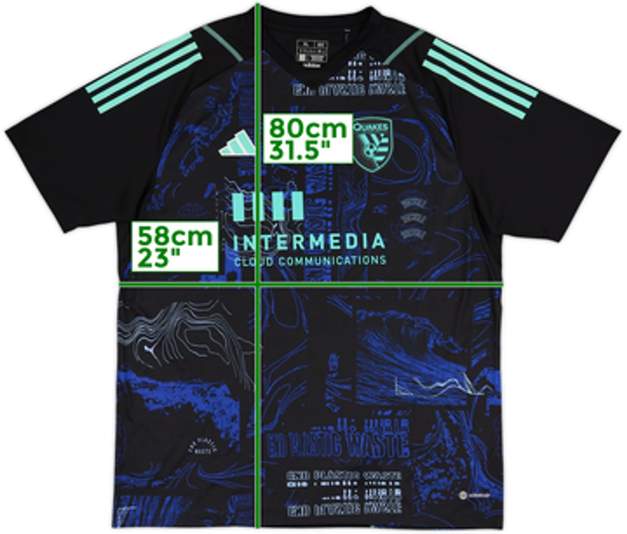 2023 San Jose Earthquakes 'One Planet' Special Shirt - 10/10 - (XL)