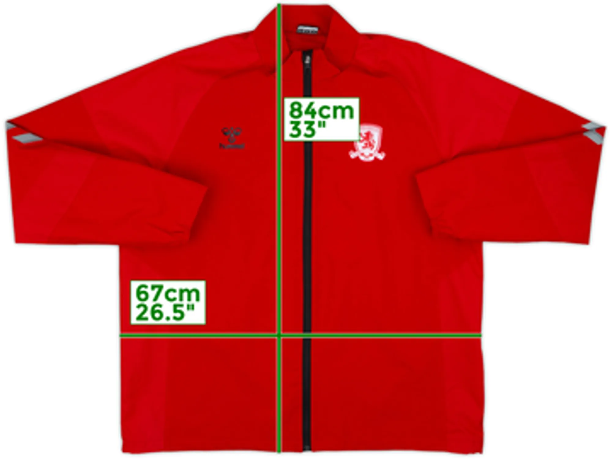 2019-20 Middlesbrough Hummel Track Jacket - 10/10 - (3XL)