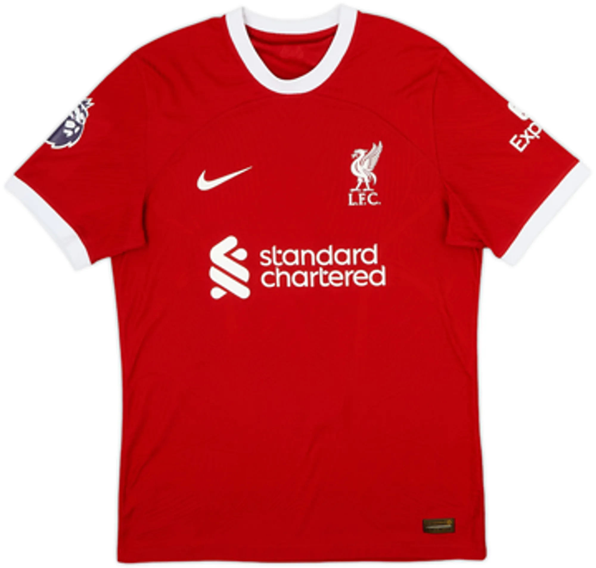 2023-24 Liverpool Authentic Home Shirt Luis Diaz #7 - 8/10 - (M)