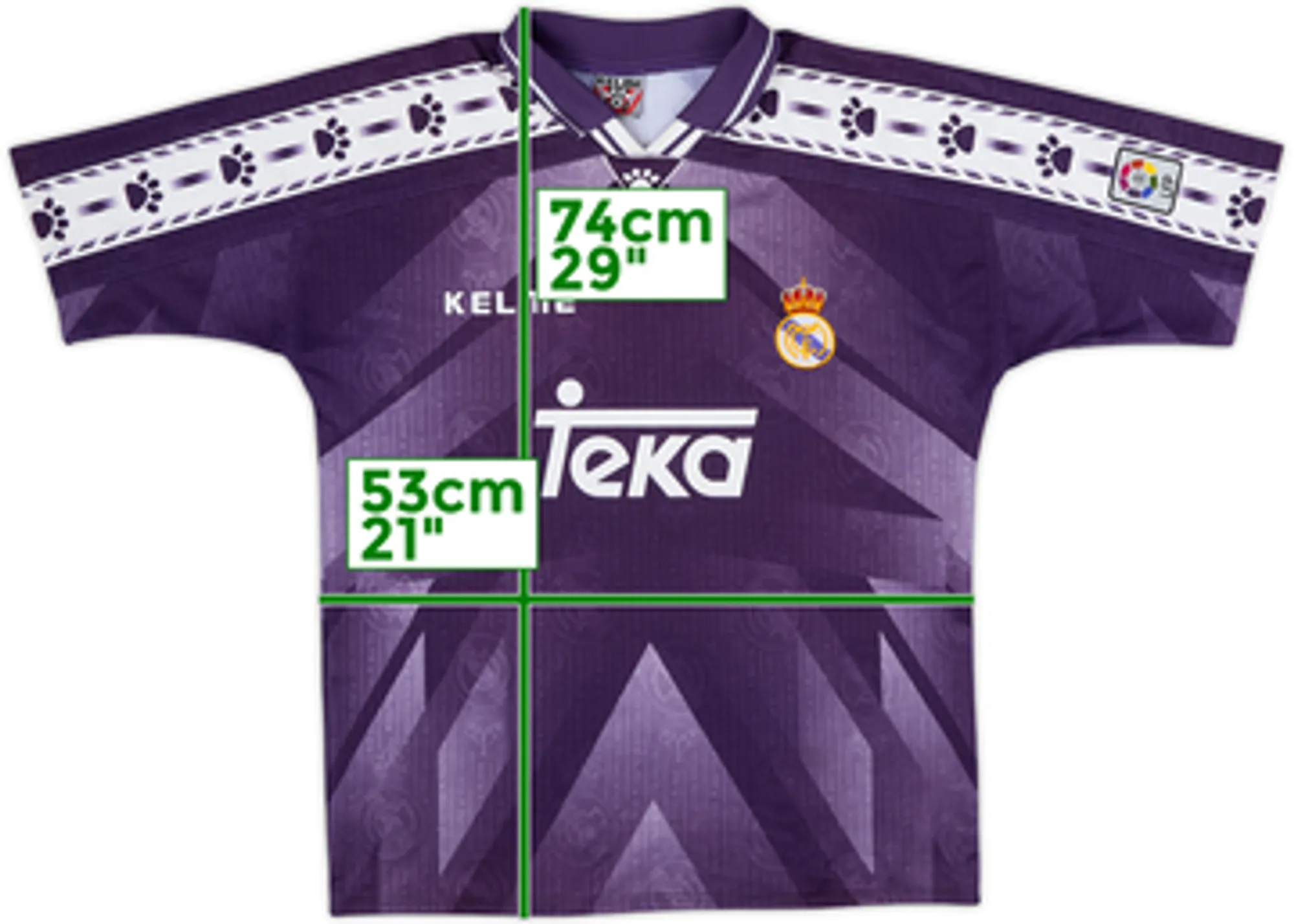 1996-97 Real Madrid Away Shirt - 8/10 - (L)