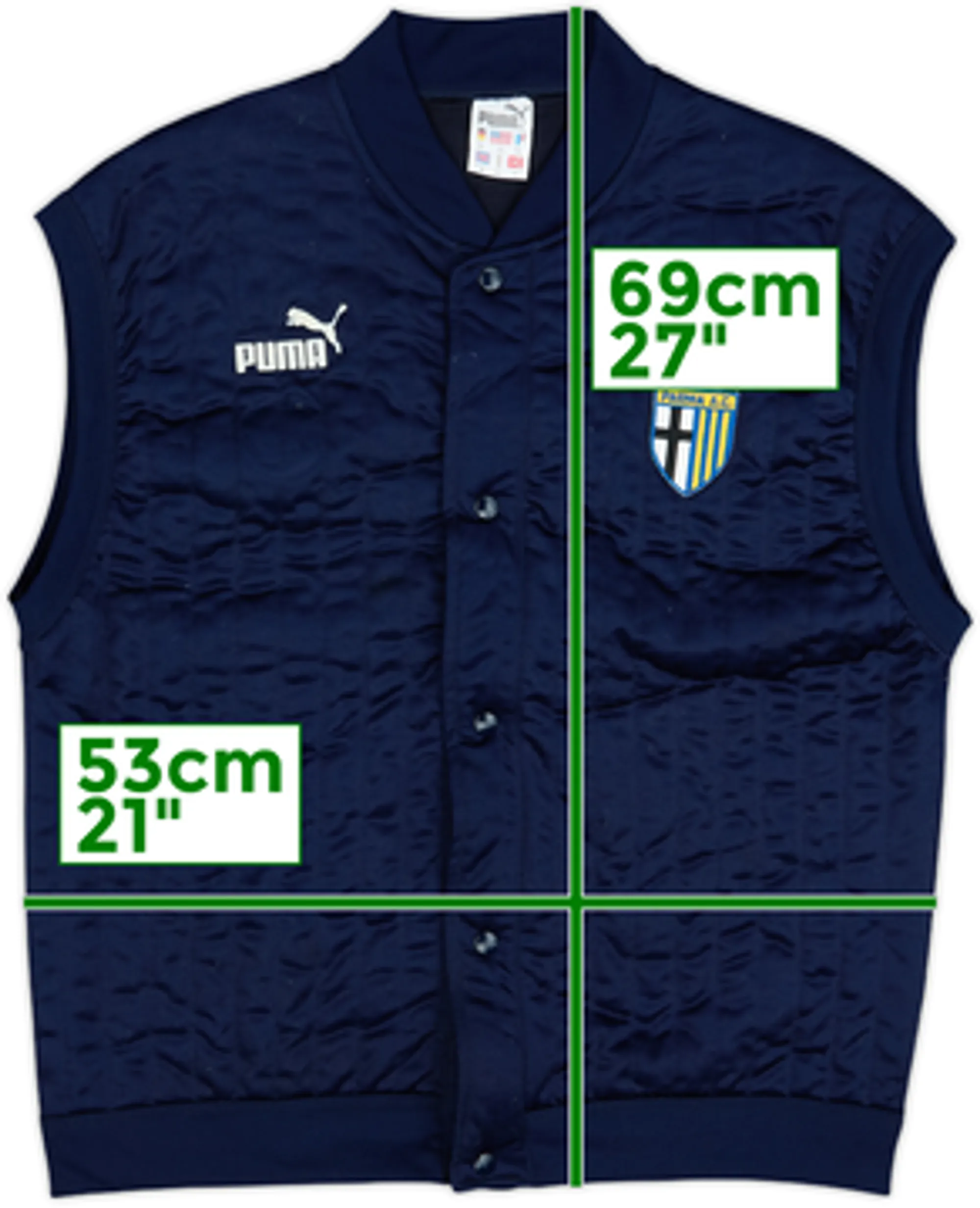 1995-97 Parma Puma Gilet - 9/10 - (XL)