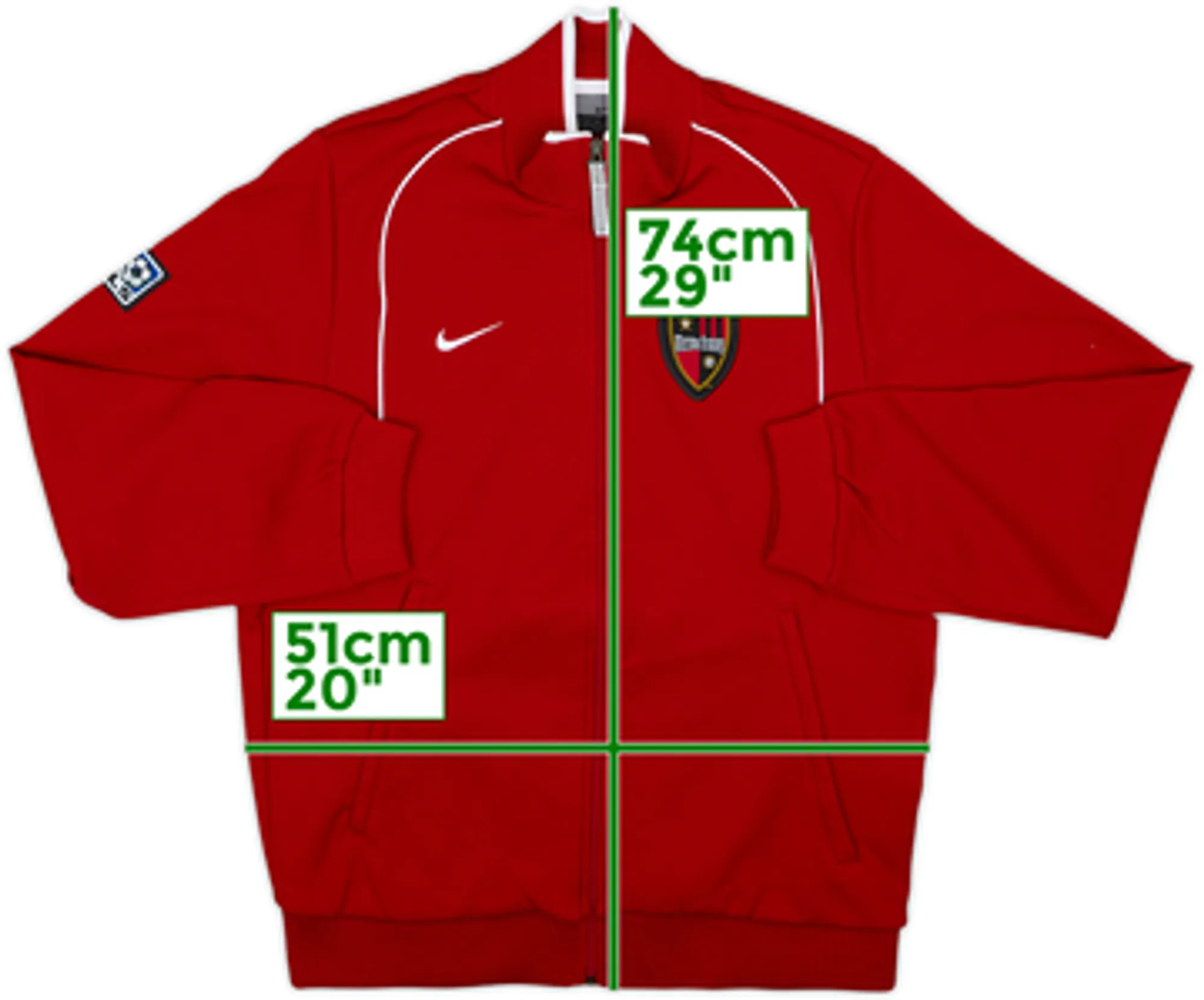 2003-04 NY/NJ Metrostars Nike Track Jacket - 7/10 - (S)