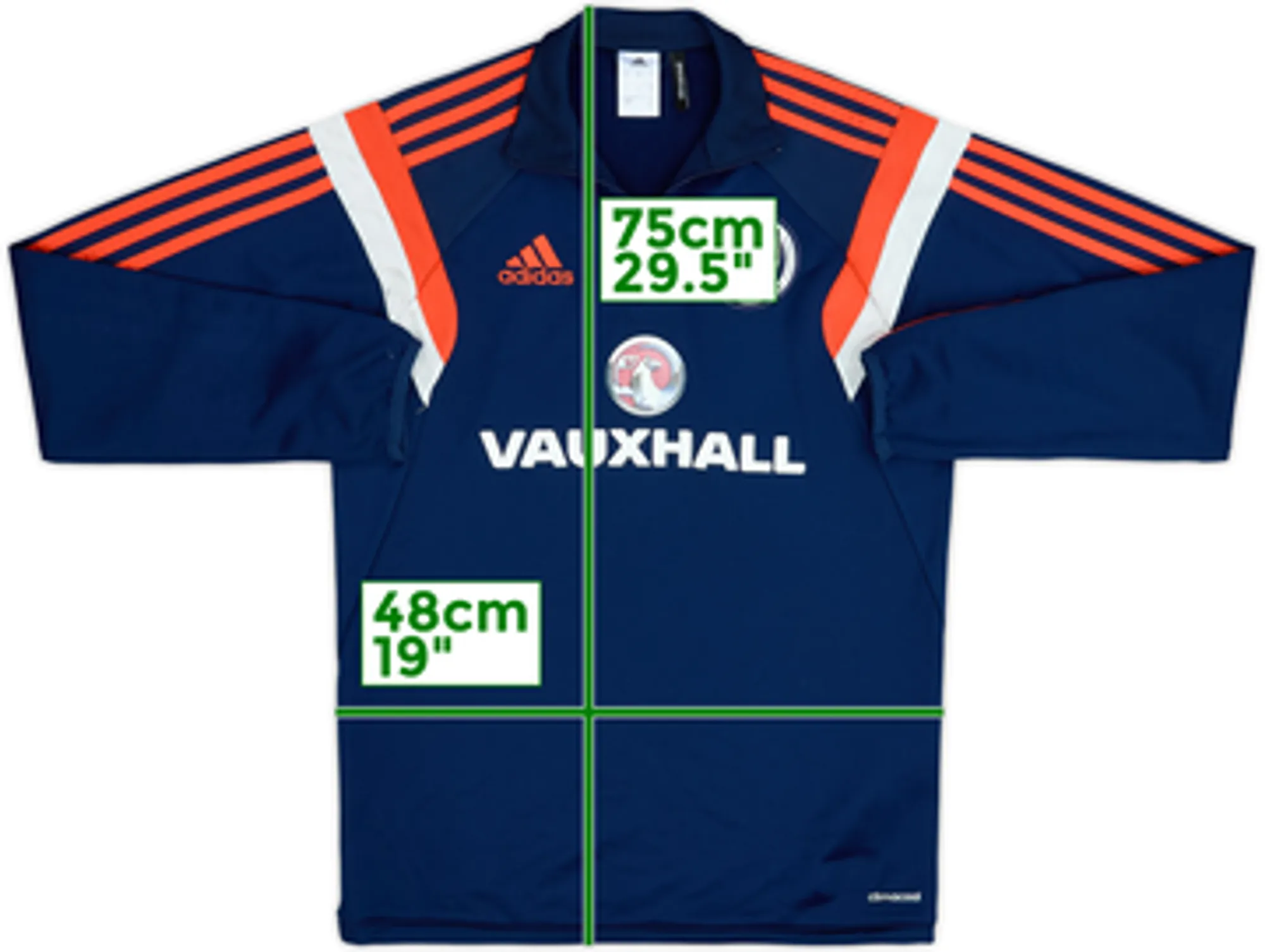 2013-14 Scotland adidas 1/4 Zip Drill Top - 7/10 - (S)