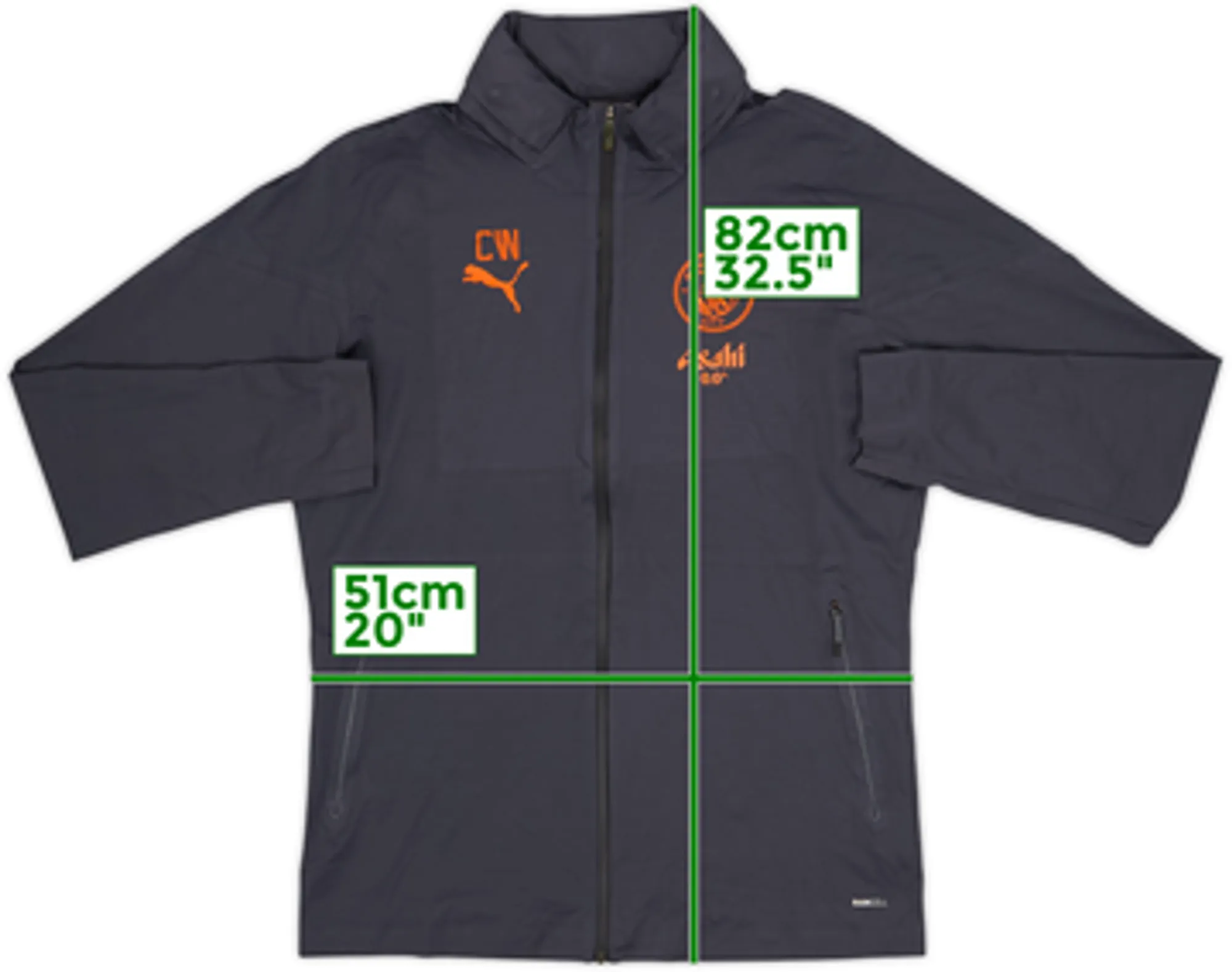 2023-24 Manchester City Staff Issue Puma Rain Jacket CW - 8/10 - (XL)