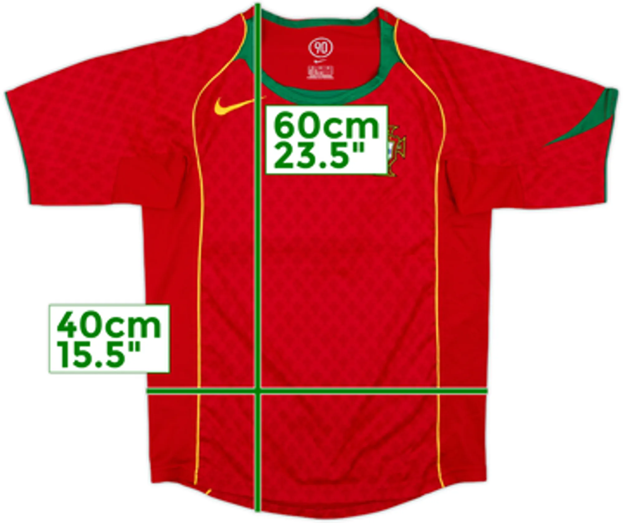2004-06 Portugal Home Shirt - 10/10 - (M.Boys)