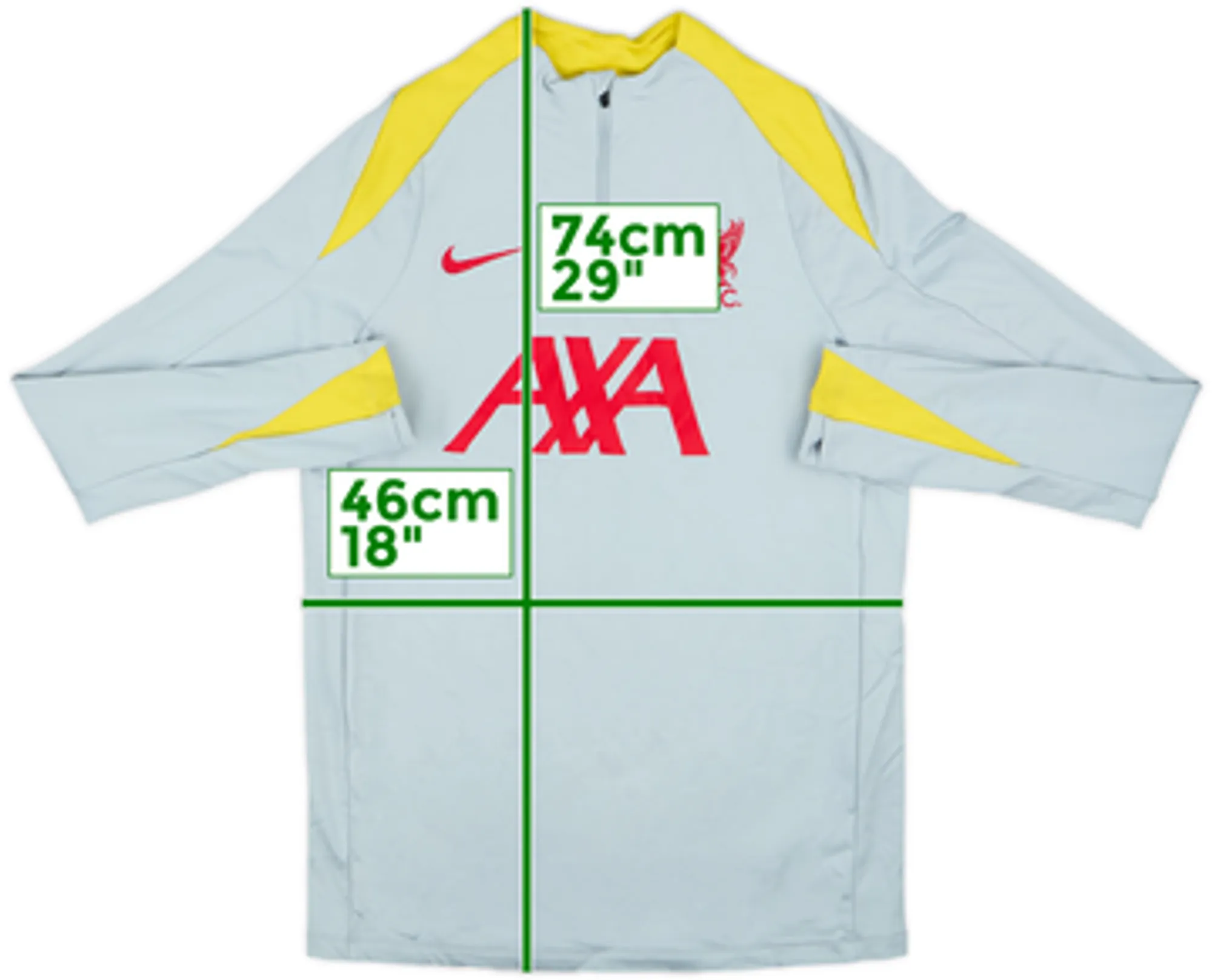 2024-25 Liverpool Nike 1/4 Zip Drill Top - 8/10 - (M)