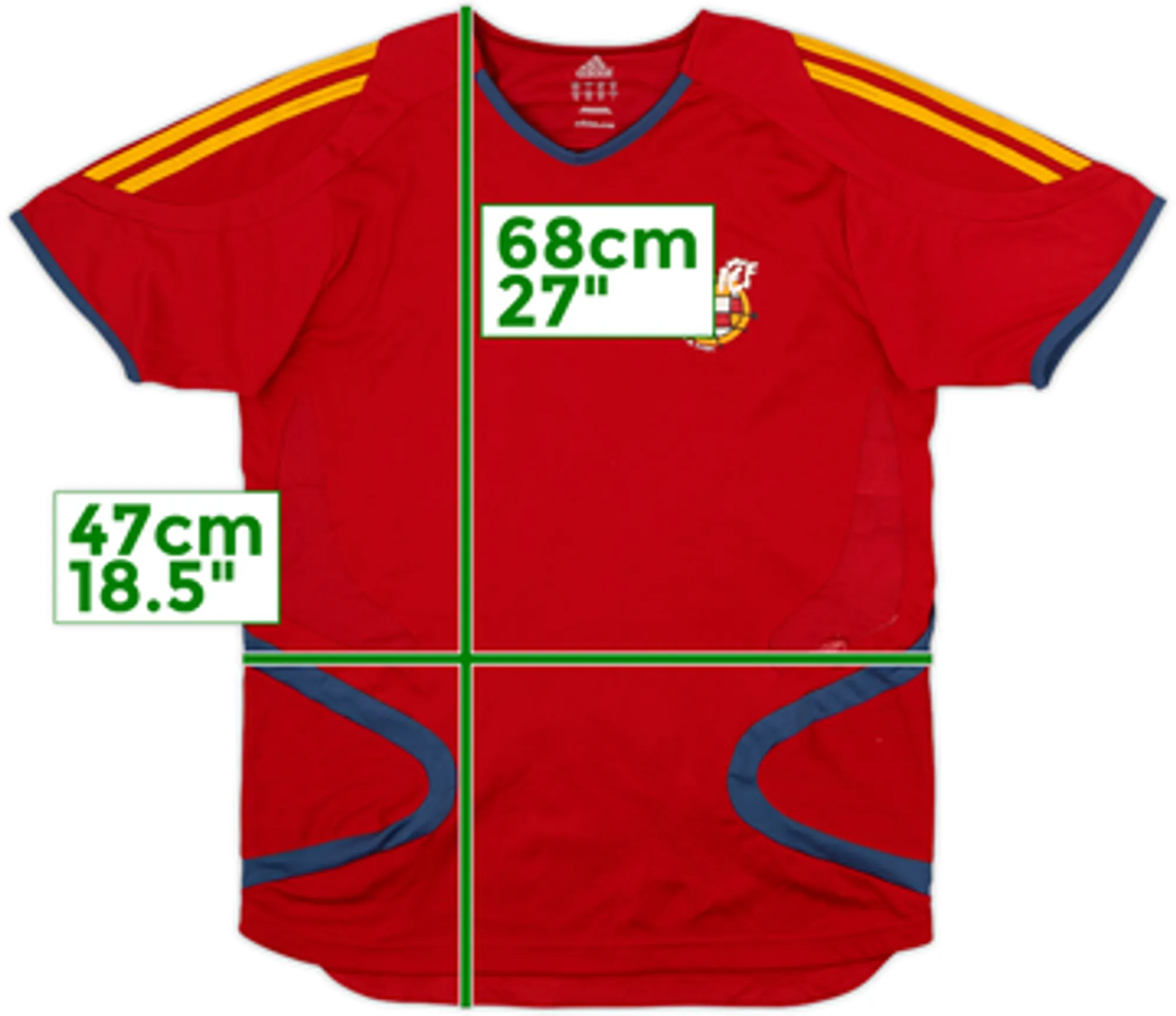 2006-07 Spain adidas Training Shirt - 6/10 - (L.Boys)