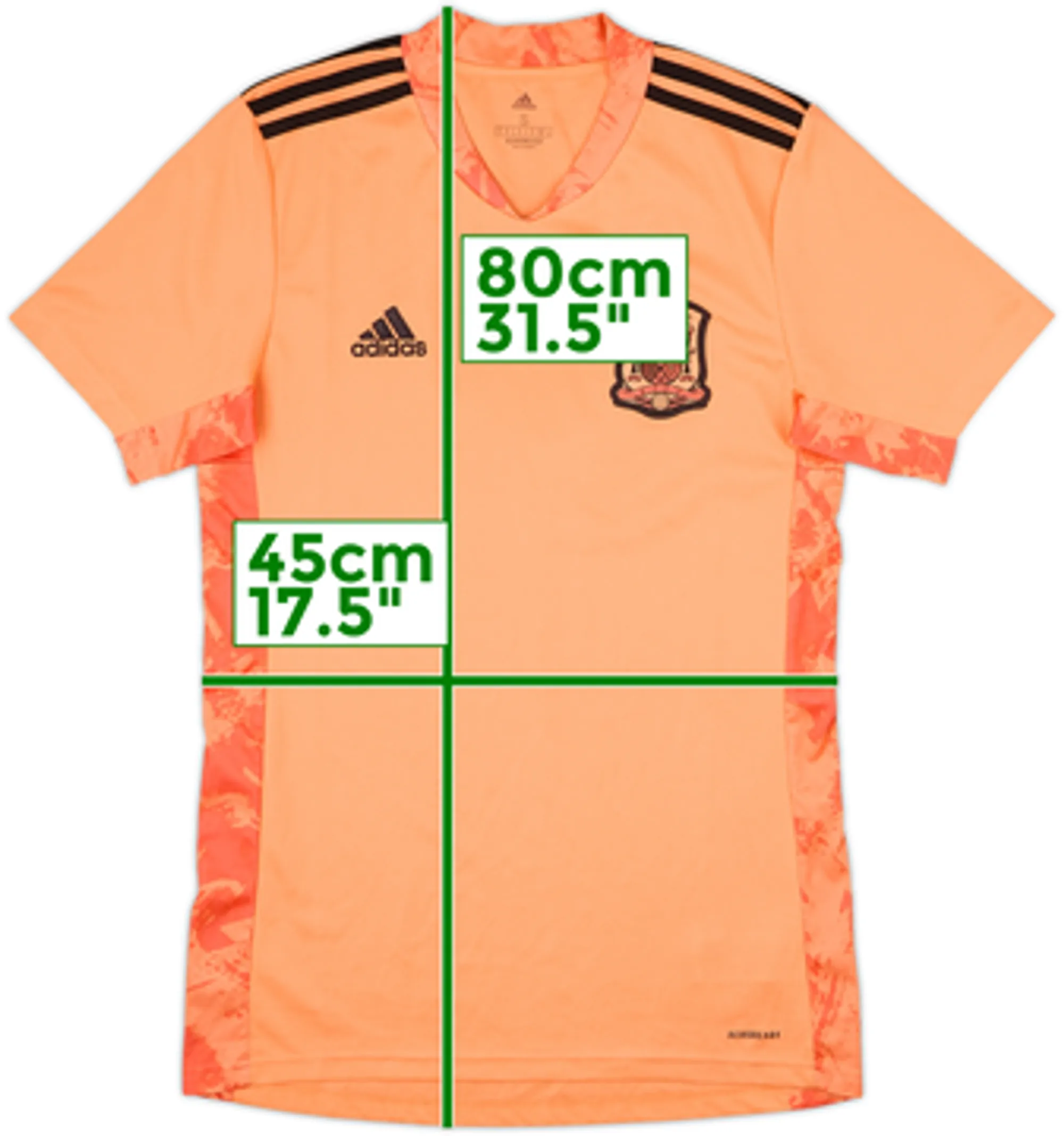2020-21 Spain GK S/S Shirt - 8/10 - (S)